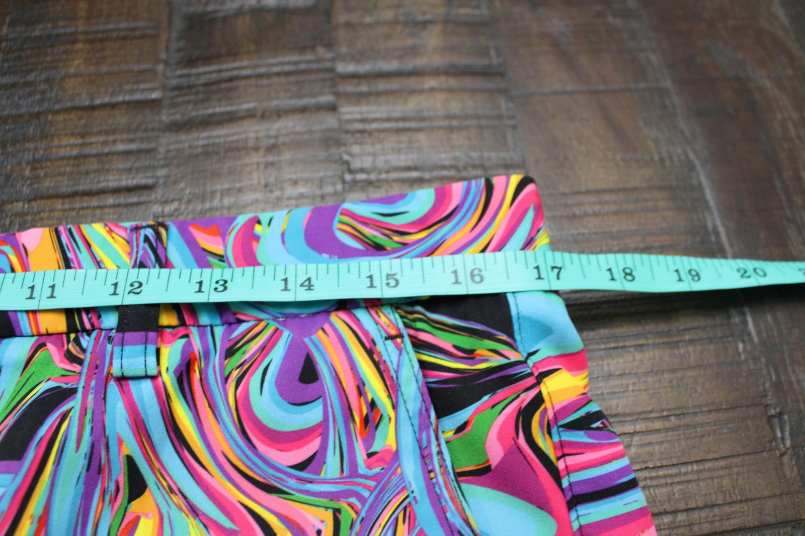Hreski Pants Mens 34×30 Multicolor Psychedelic Swirl Chino Golf Casual Fun