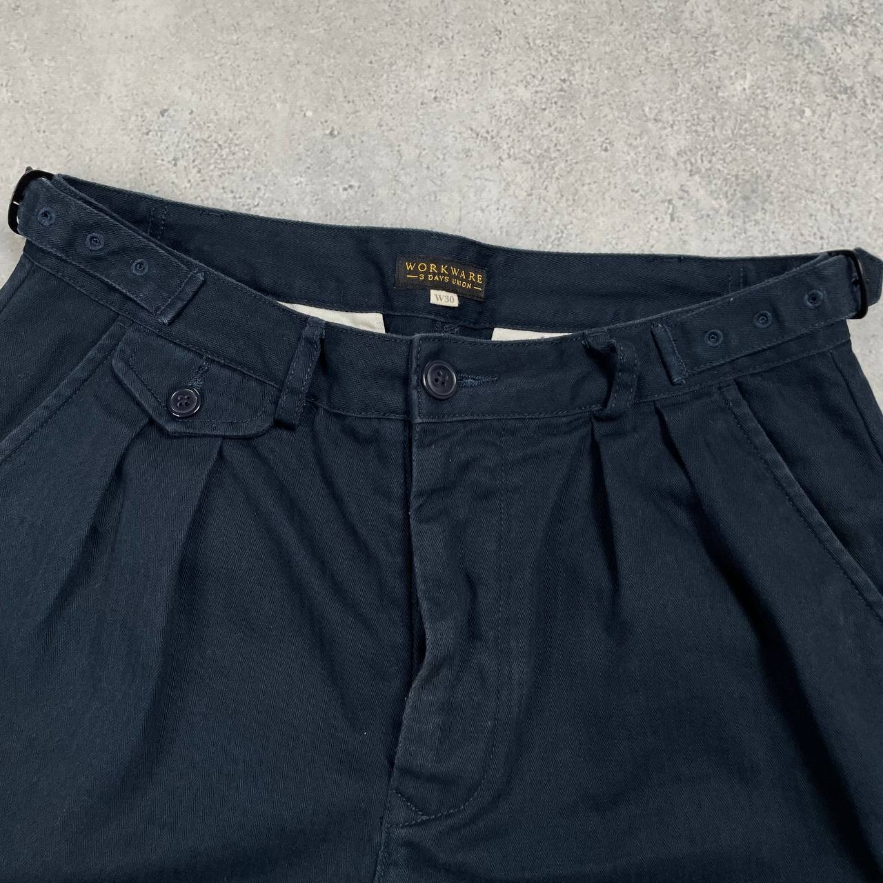 Workware 3 Days Out Heritage HBT Trousers Faded Blue Size W30