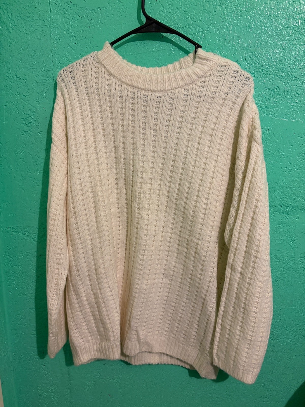 AE Oversized waffle sweater