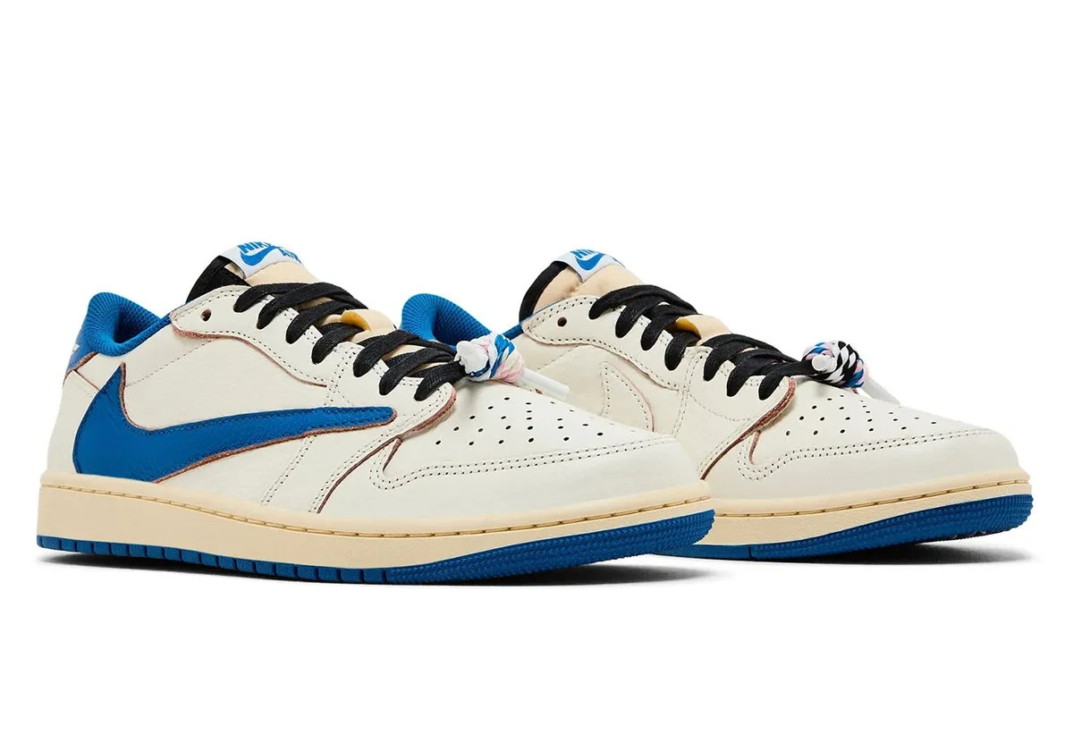 Nike Air Jordan 1 Low OG Fragment x Travis Scott Military Blue DM7866-104 Men’s