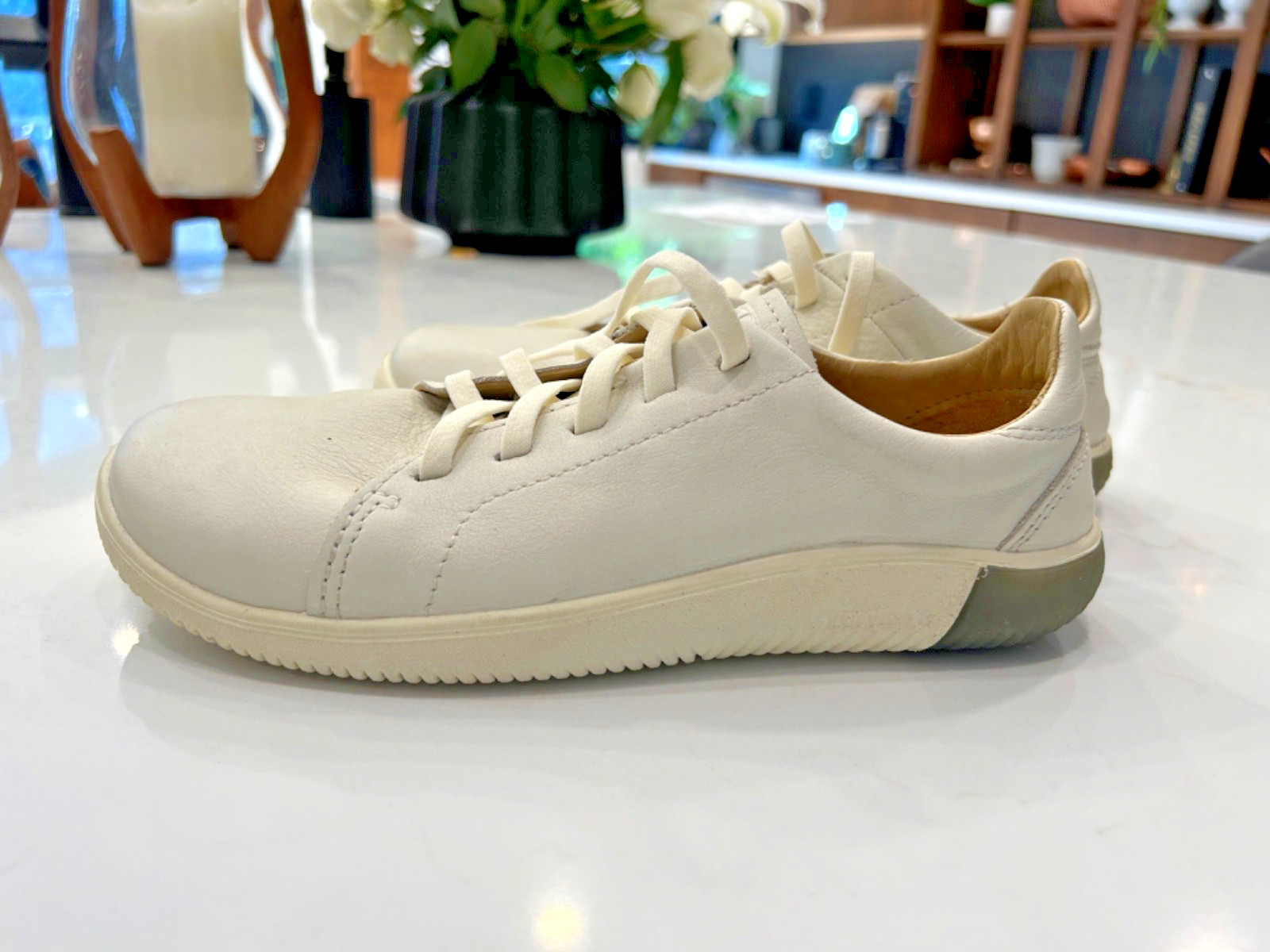 Keen KNX Mens Shoes Sz 7 Star White Leather Lace Up Sneakers New