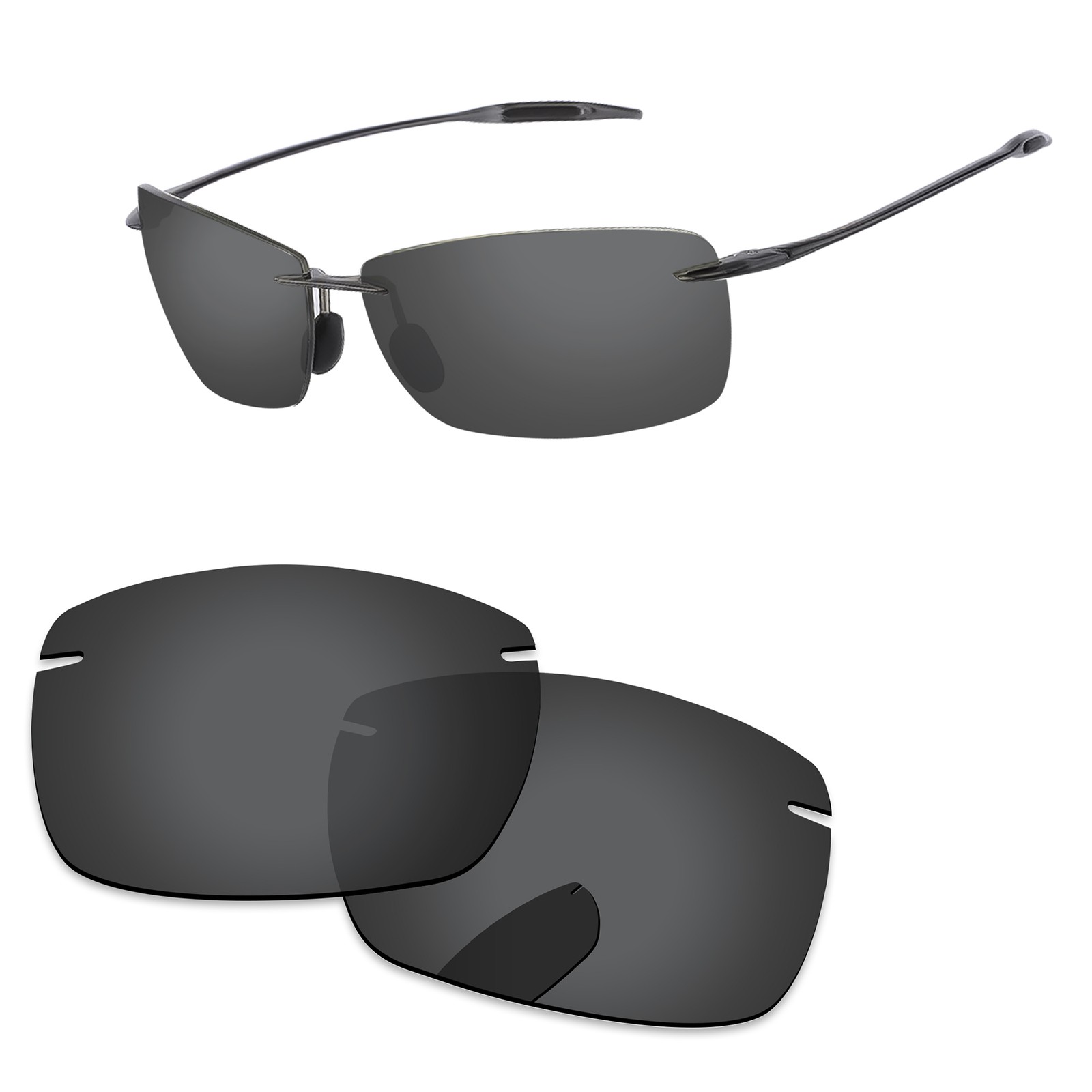 Lenslog Polarized Replacement Lenses For-Maui Jim Lighthouse MJ423 Frame -Colors