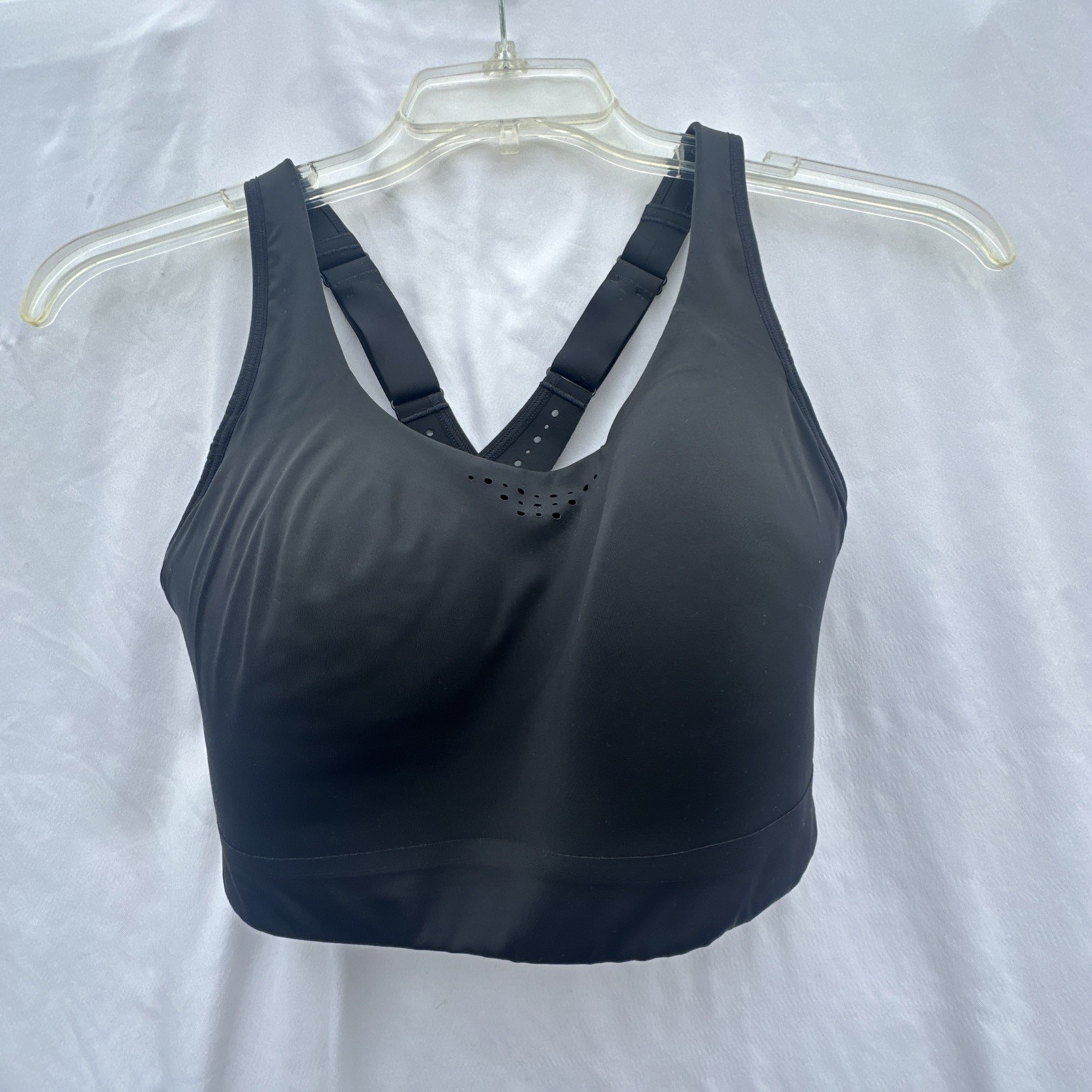 Athleta 34Dd Women High Support Adjustable Black Sport Bra Very Lightly Used. 11