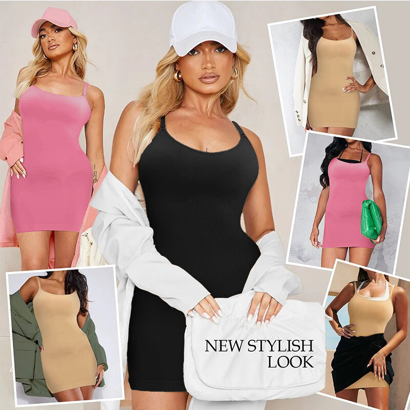Women Shapewear Bodysuits Belly Control Seamless Slimming Full Slip Body Shaper