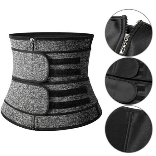 Men Waist Trainer Body Training Shaper Sweat Belt Tummy Control Cincher Girdle
