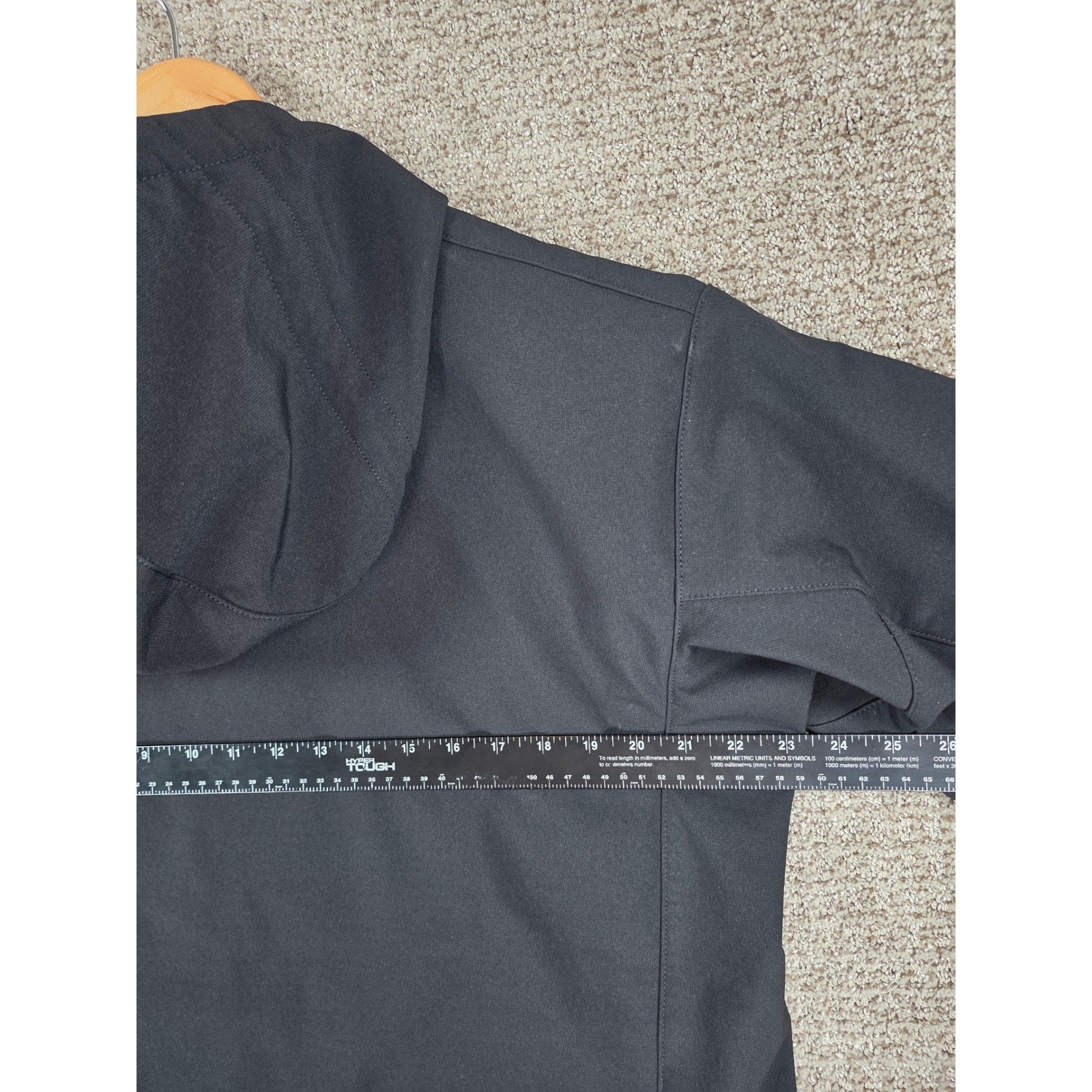 Truewerk S3 Solution Hoodie Mens Large Black Performance Workwear Zip Jacket