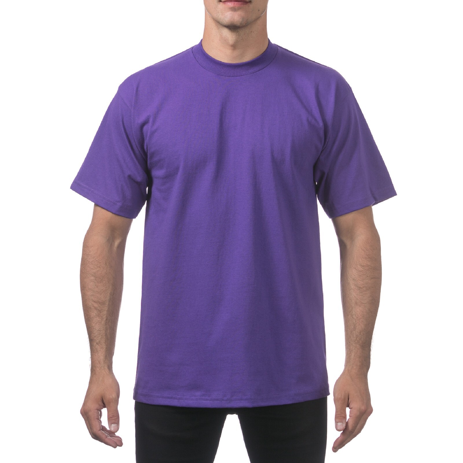 PROCLUB MENS HEAVYWEIGHT SHORT SLEEVE T SHIRTS PRO CLUB CASUAL COTTON TEE SHIRT