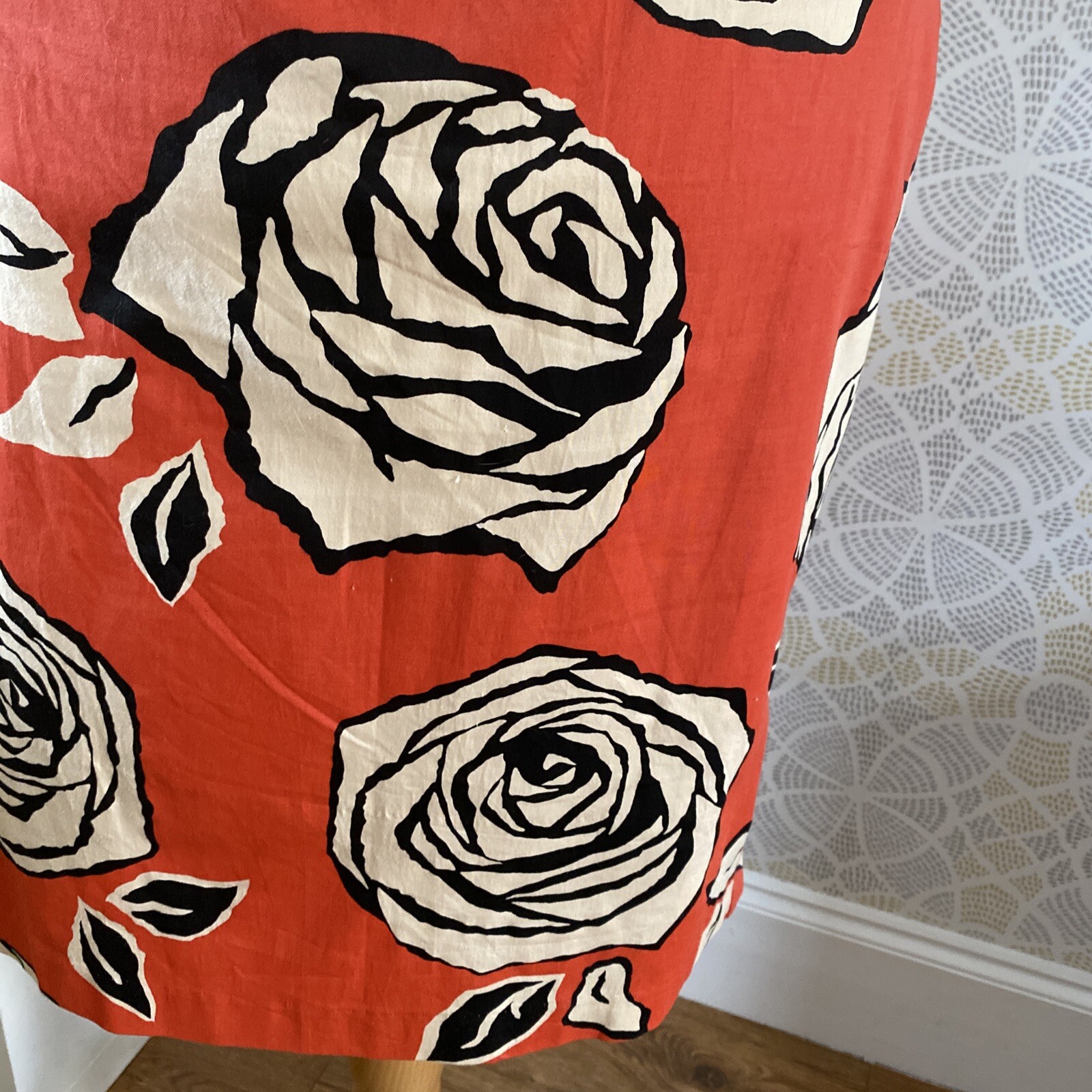 Roman Dress Size 12 Rose Print Party Wedding Guest Party Occasion