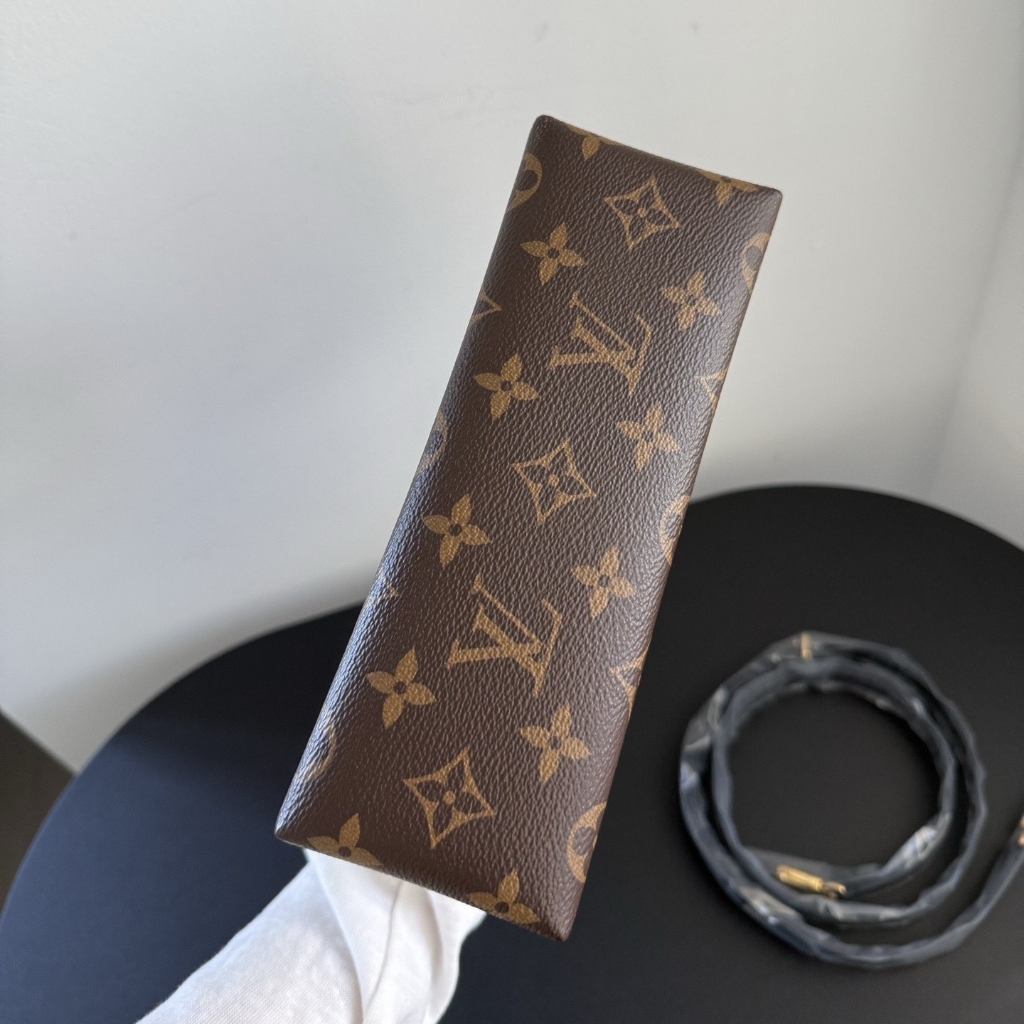 Louis Vuitton Pre-Owned Authentic Shoulder Bag Brown Coated Canvas