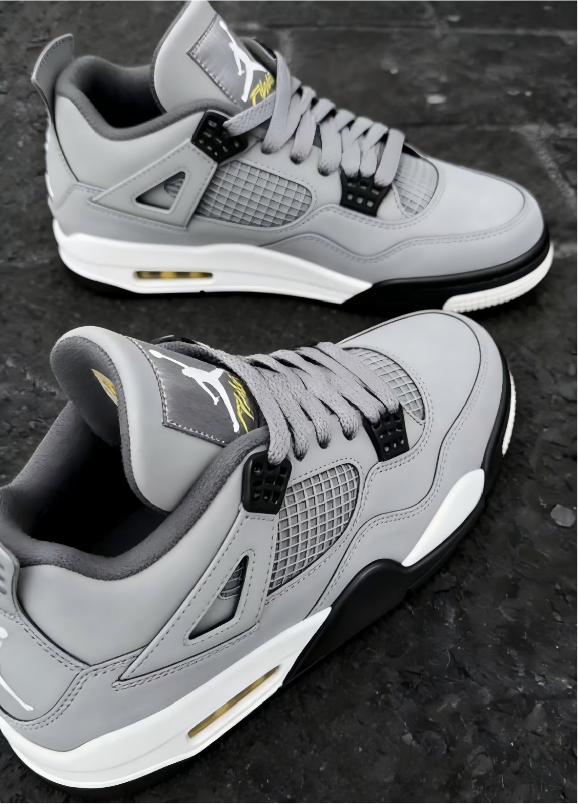 Jordan 4 “Cool Grey” Retro Basketball Shoes Men’s Mid Top