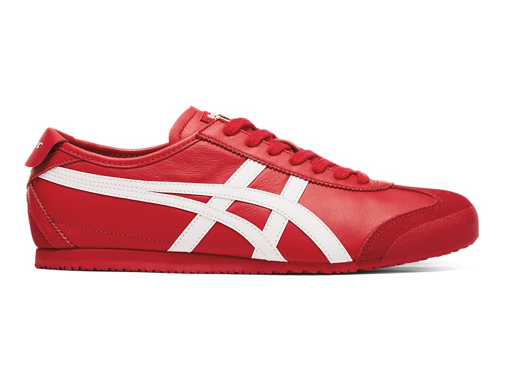 Onitsuka Tiger Genuine MEXICO 66 1183C102 RED / WHITE US Buyer No Import duties