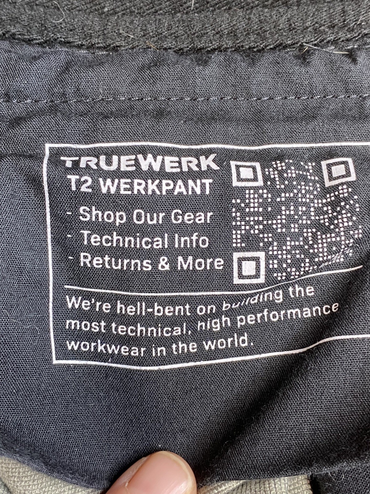 Truewerk T1 Werkpant men’s 38×34 Gray Cargo Tactical softshell workwear pants(G)