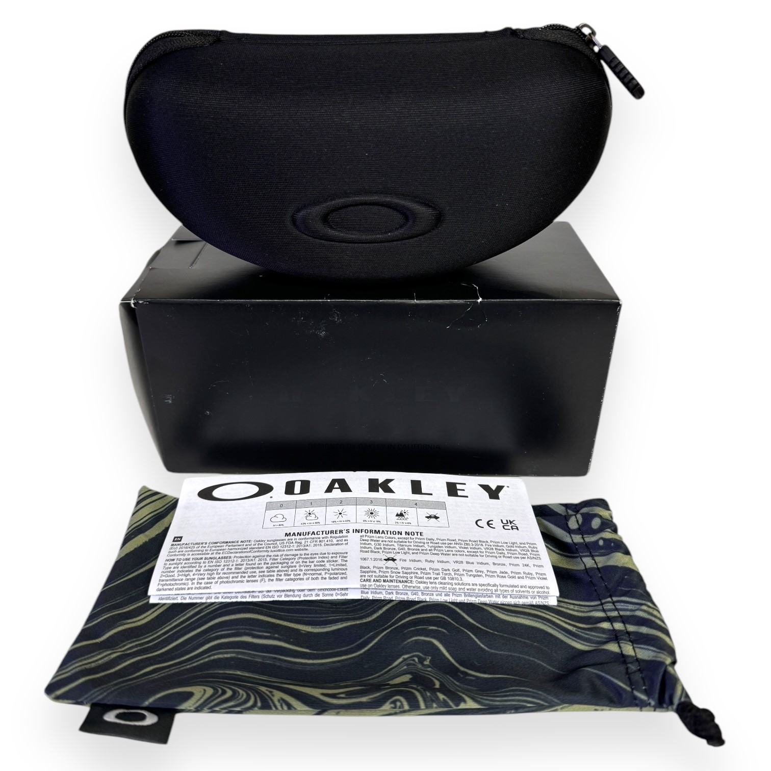 Oakley Sutro Lite Sunglasses OO9463-5739 Matte Fern Swirl Prizm Bronze w/case