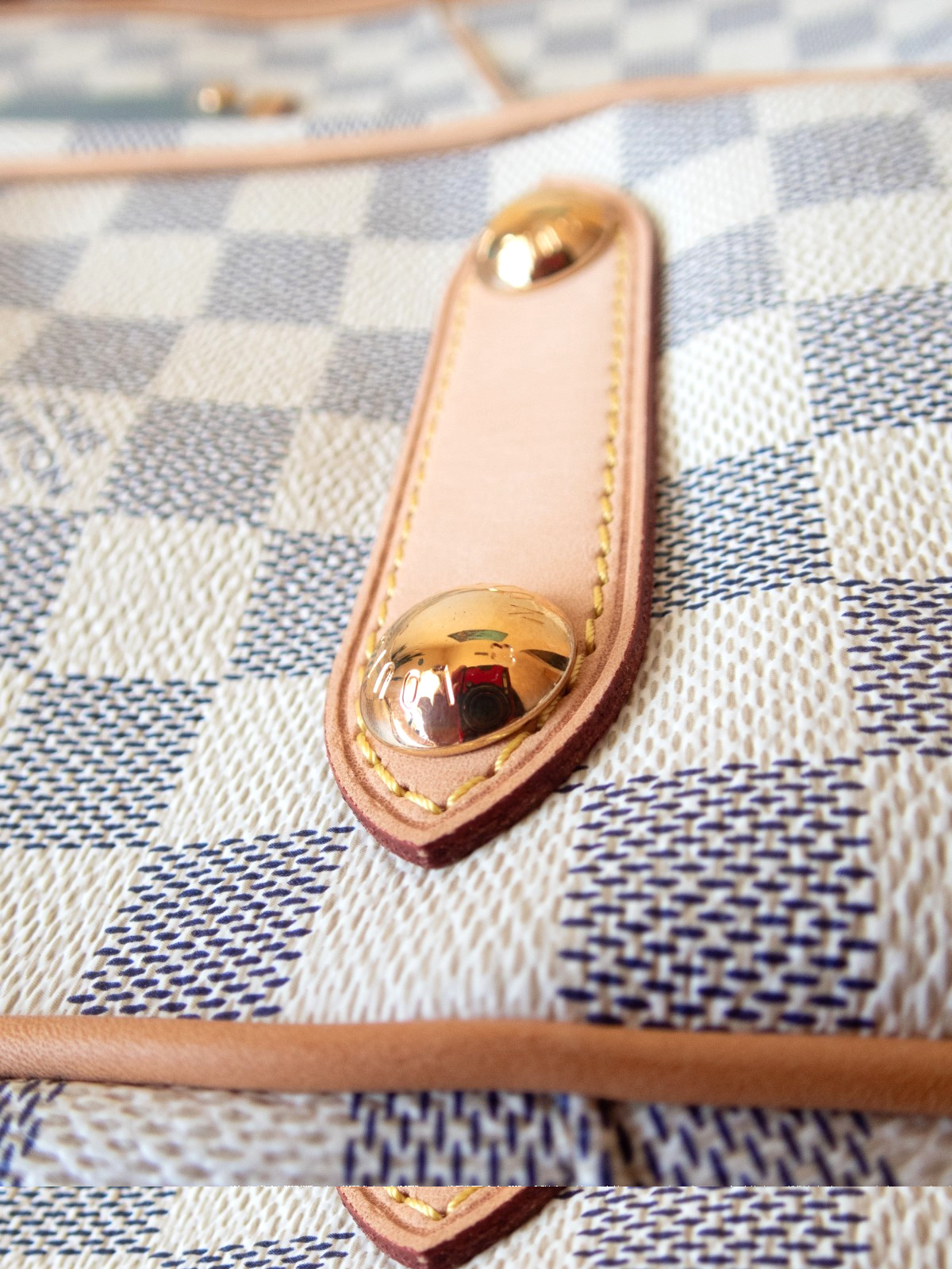 Louis Vuitton Galliera PM Damier Azur Shoulder Bag NEW Unused w/ Dust Bag