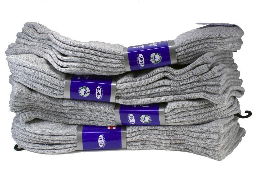 3 6 12 Pairs Men’s Circulatory Diabetic Ankle Cotton Quarter socks size 9-15