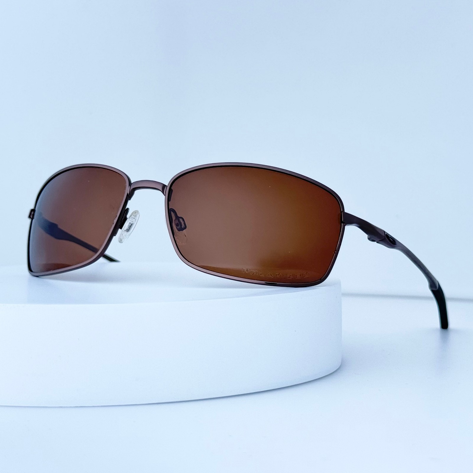 Oakley Square Wire OO4075 Tungsten Polarized Sunglasses 60mm New