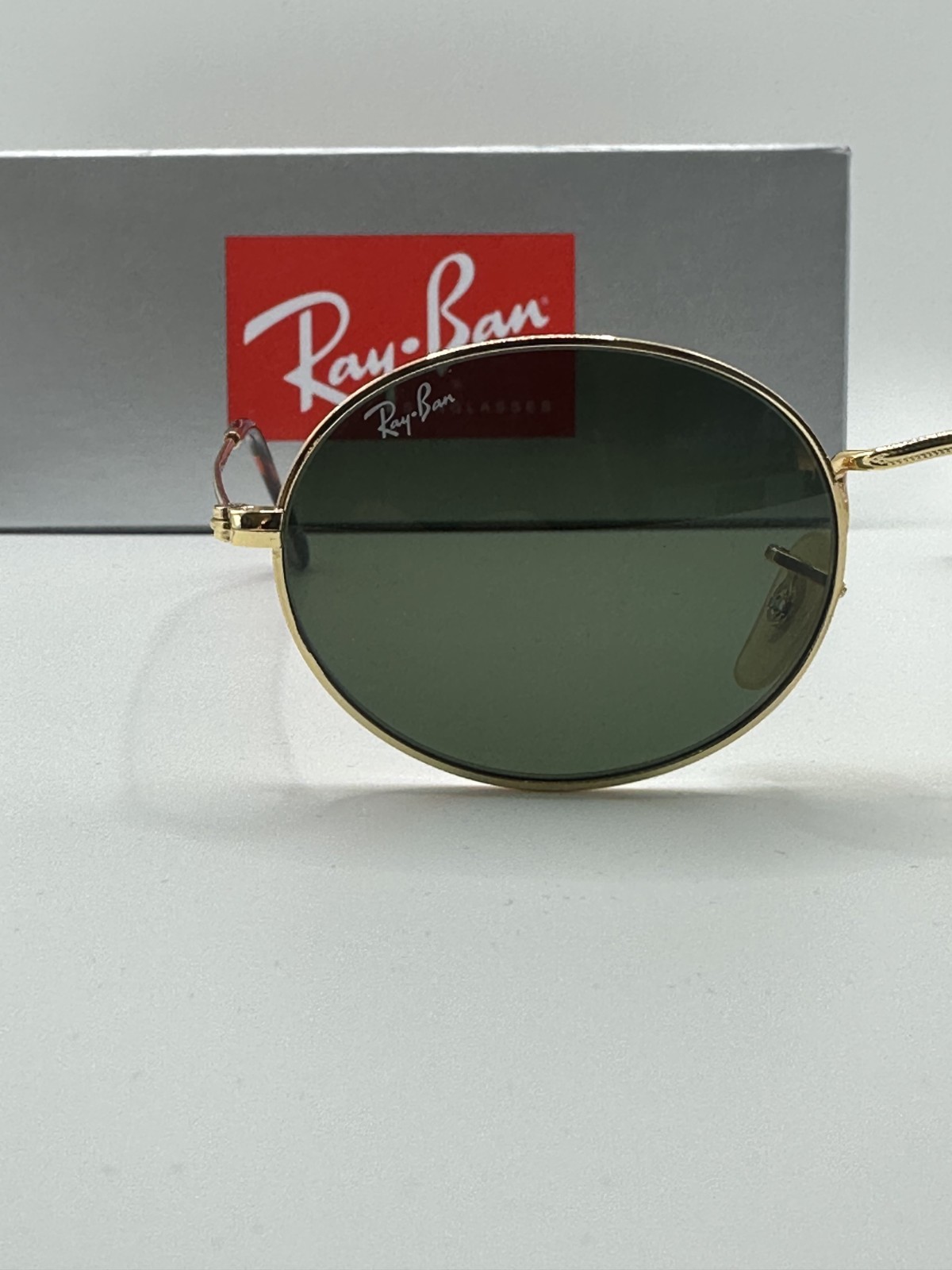 Ray Ban Sunglasses OVAL RB3547 001/31 Gold Frame /Green G-15 Lens 54MM