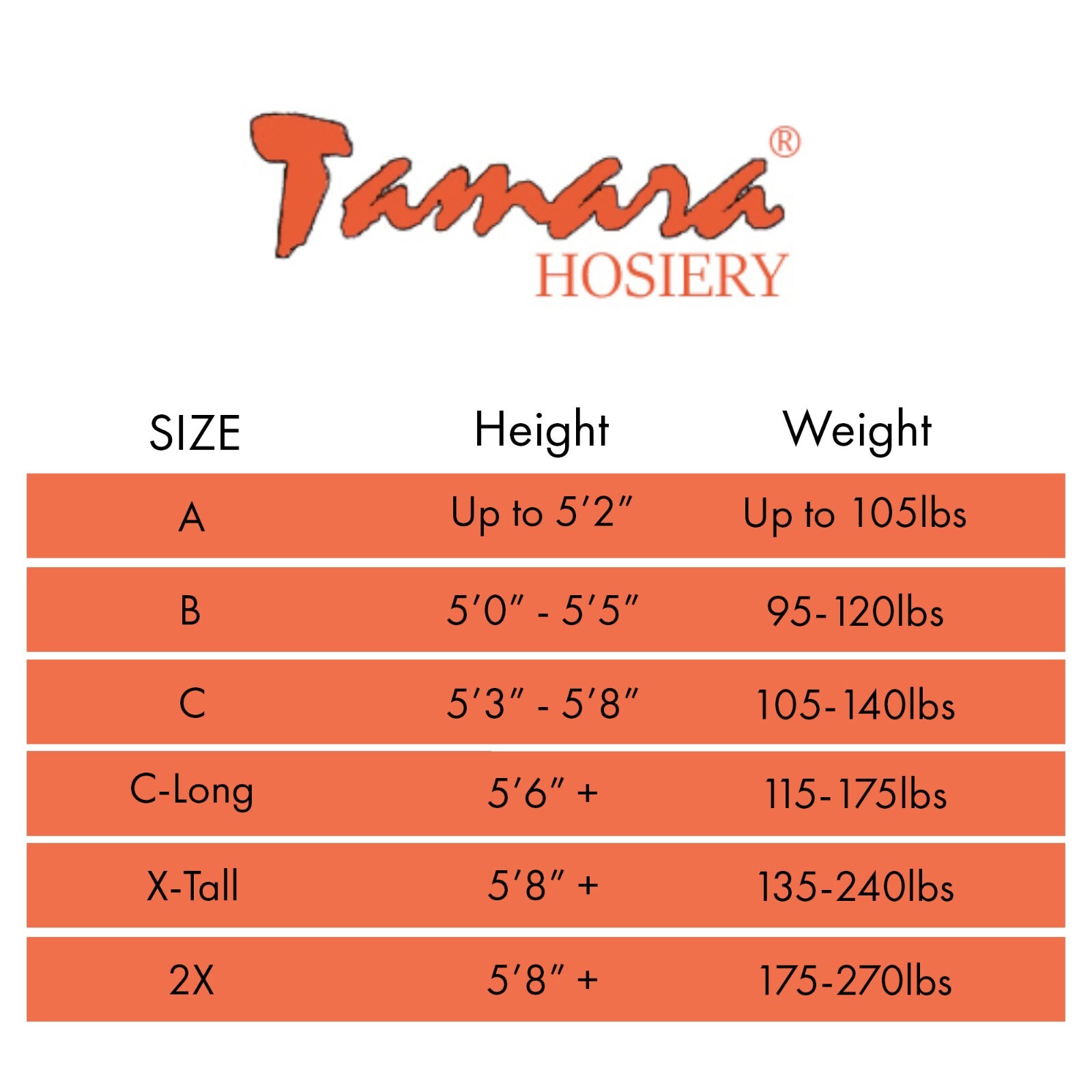 Famous TAMARA Hooters Pantyhose Multiple SIZES & COLORS