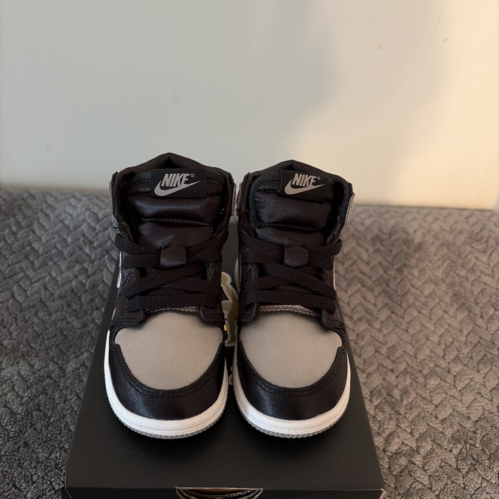 Toddler’s Jordan 1 Retro High OG (TD) Satin Shadow Size 7C Athletic Casual NWB