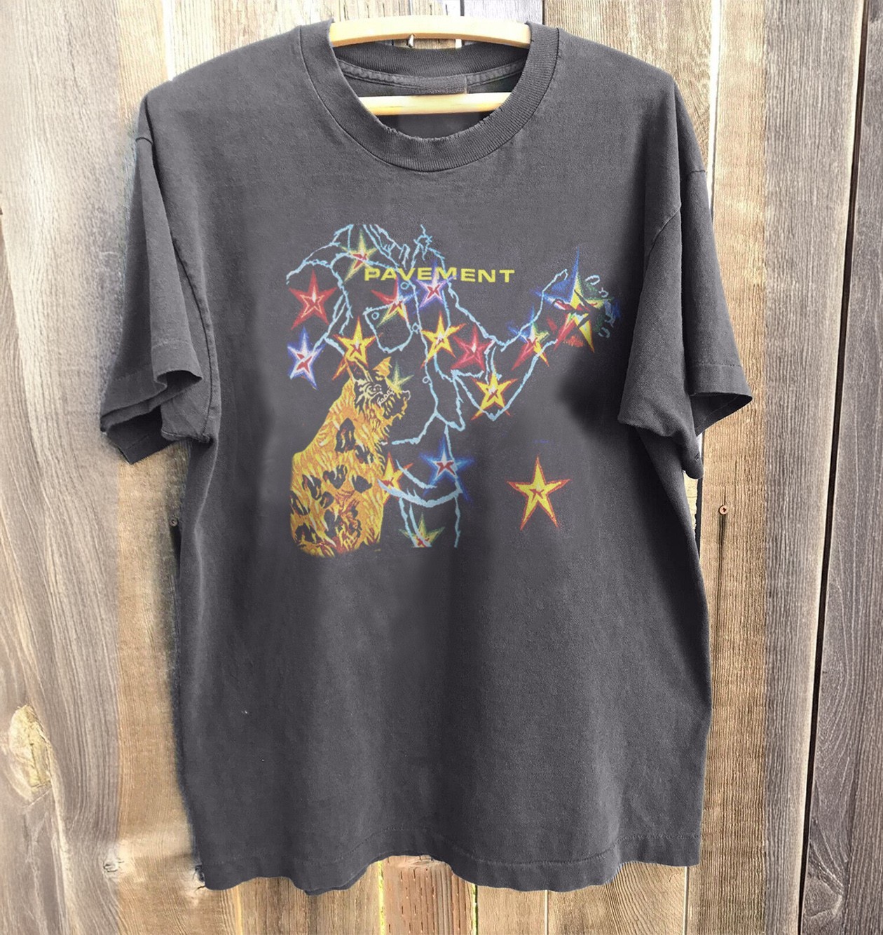 Pavement Terror Twilight Cotton Charcoal Cotton T-shirt