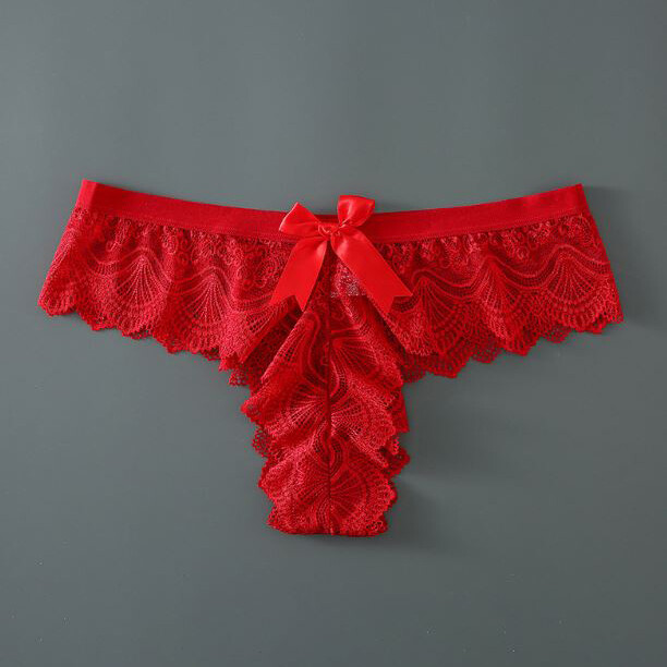 Plus Size Sexy Womens Seamless Lace Panties Briefs T back G string Thong 3-Packs
