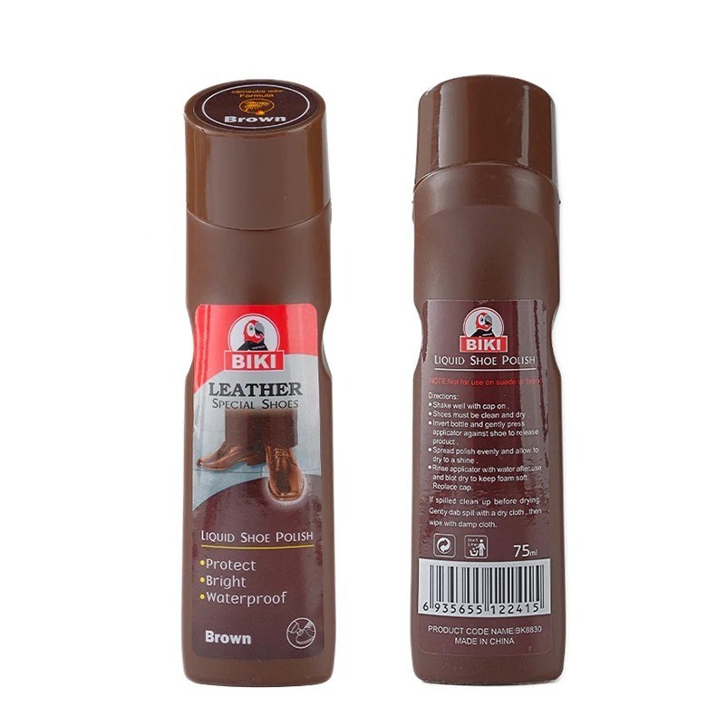 Leather Shoe Polish Liquid Neutral Brown Black Shoe Care Cleaning Shine Restorer