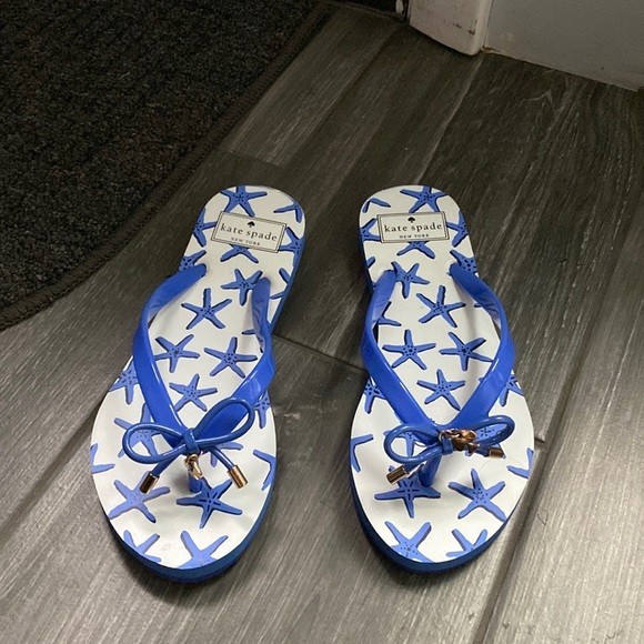 kate spade new york Flip Flop Low (1-1.9 in) Heel Height Sandals for Women Sz 7M