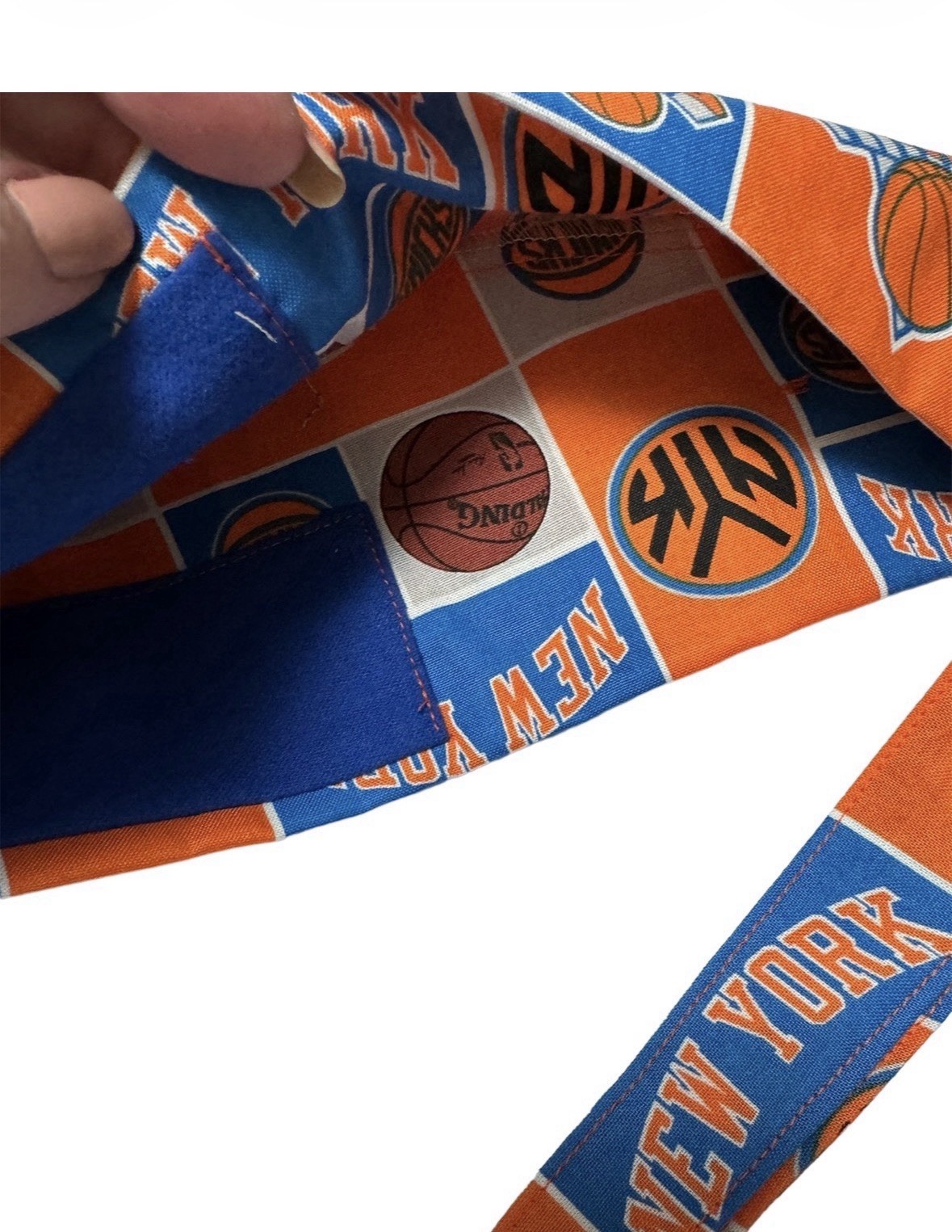 Knicks Logo Scrub Cap, Doo Rag Dr Nurse Veterinarian Cotton Hand Made NWT Gift