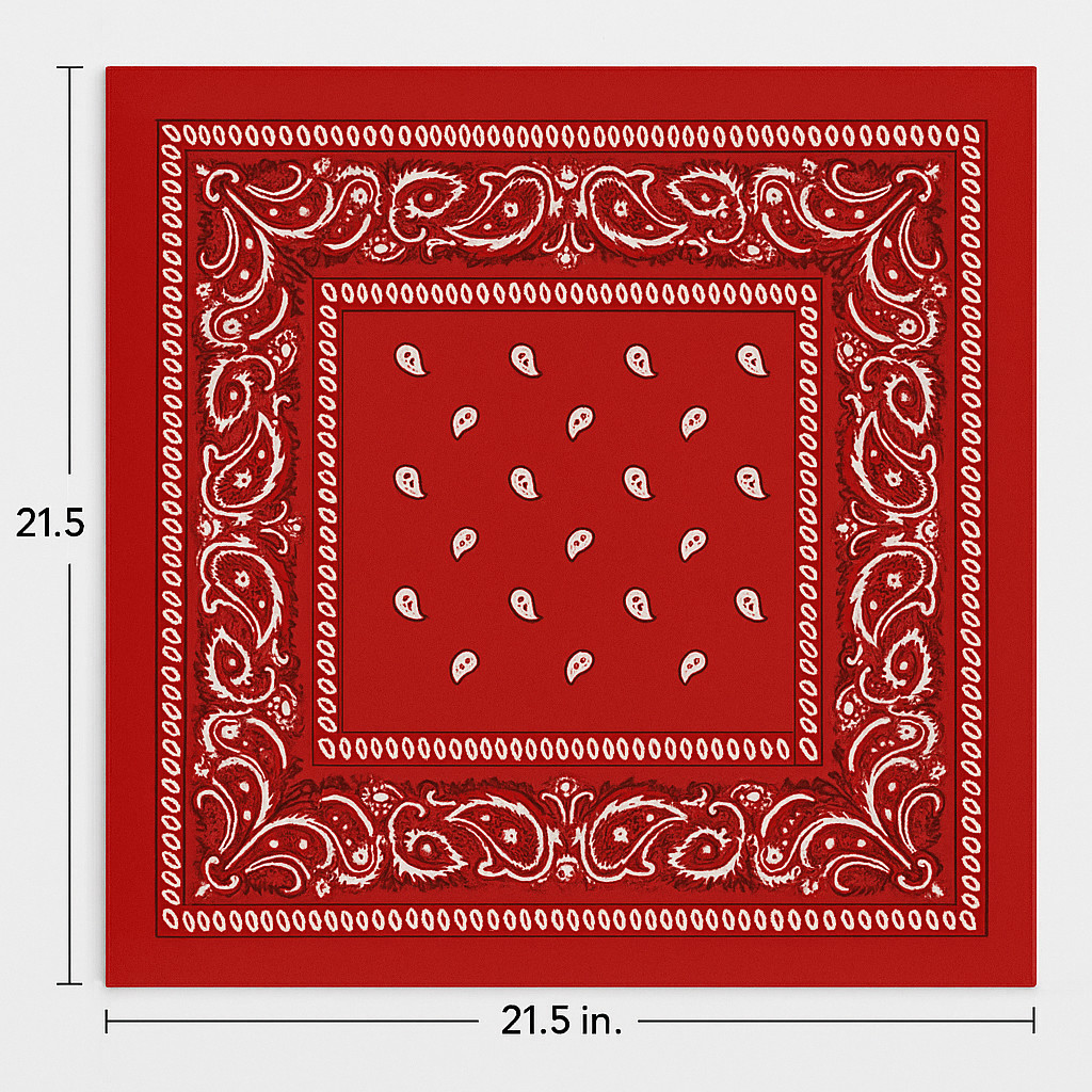 10 Pack Bandanas Paisley Print Cowboy Bandana Handkerchiefs