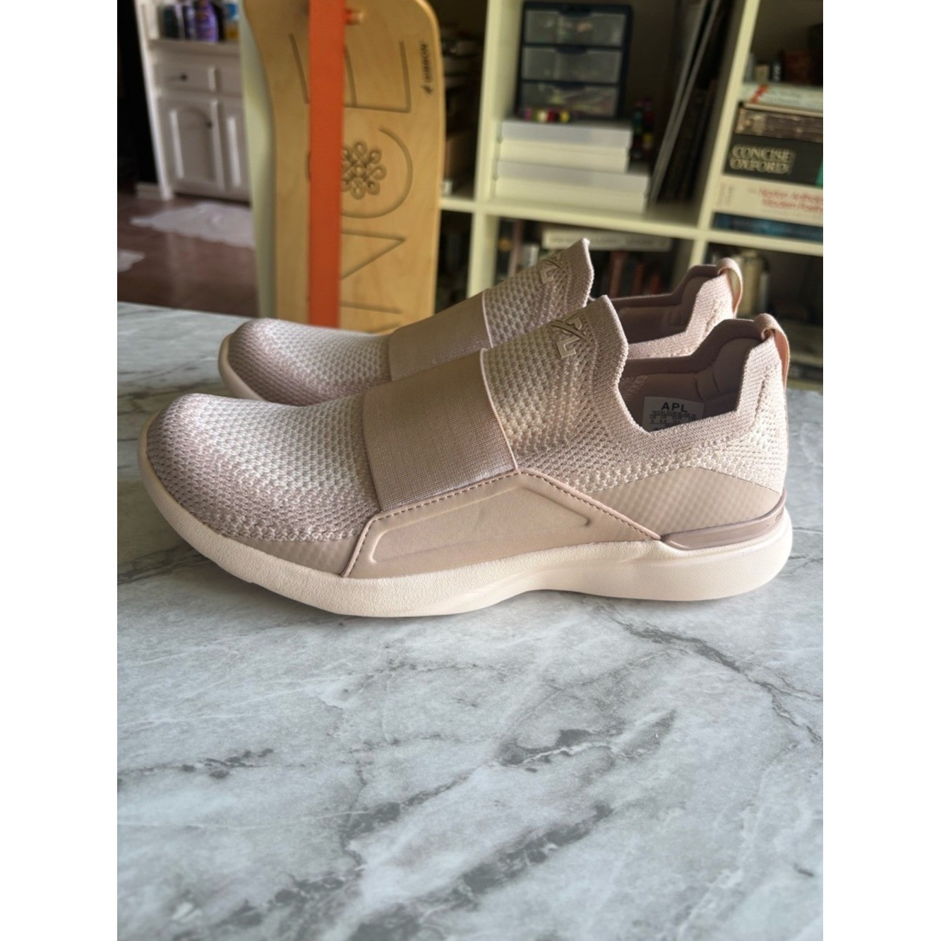 APLWomen’s Tech Loom Bliss Slip-On Sneakers in Blush Pink Size 8