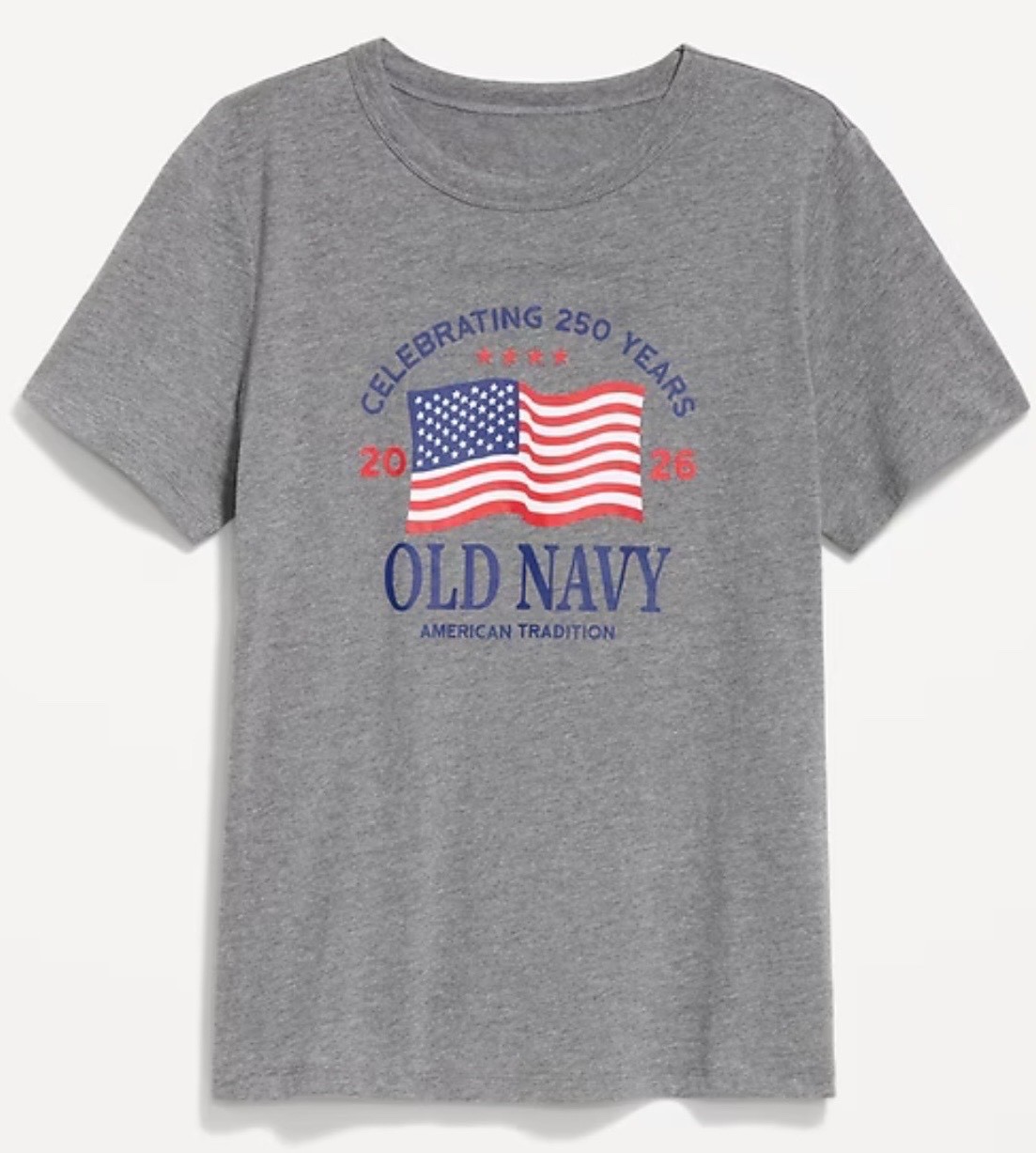 OLD NAVY US Flag 2026 250th Anniversary T-SHIRT Navy / White, Size XS to 4XL