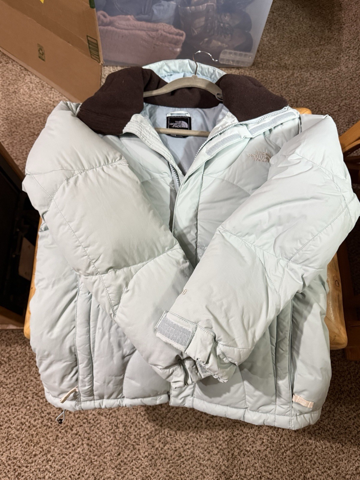 The North Face Nuptse Women’s Down Insulated Quilted Zip Puffer Jacket M