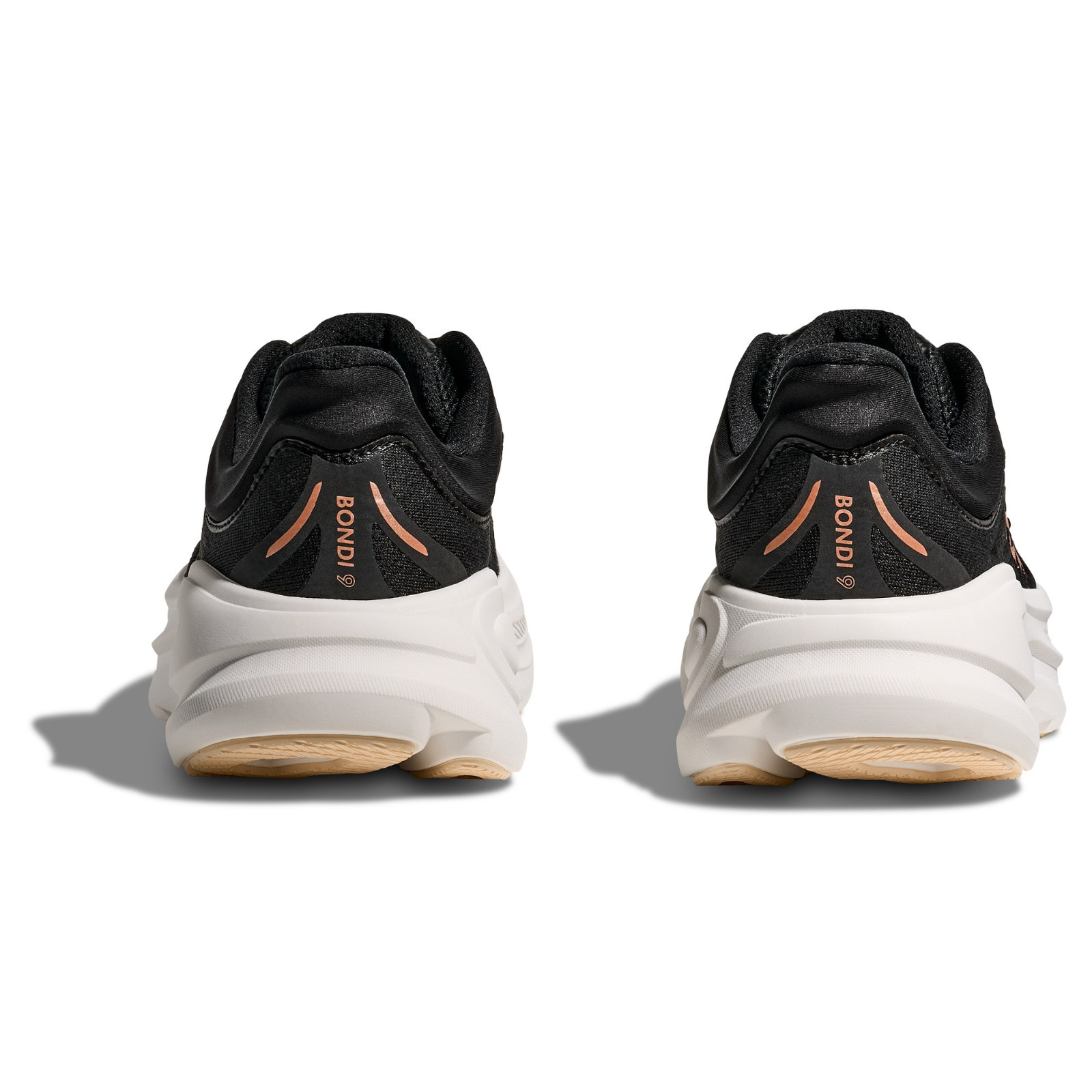 Hoka One One Bondi 9 1162012-BRGL Sneakers Women’s Black Rose Gold Running Shoes