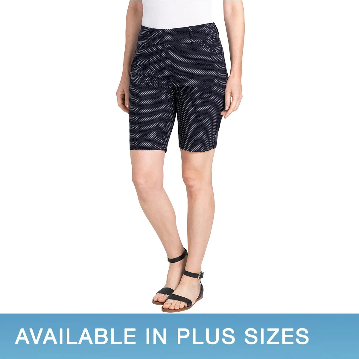 Hilary Radley Women’s Stretch Pull On Bermuda Short