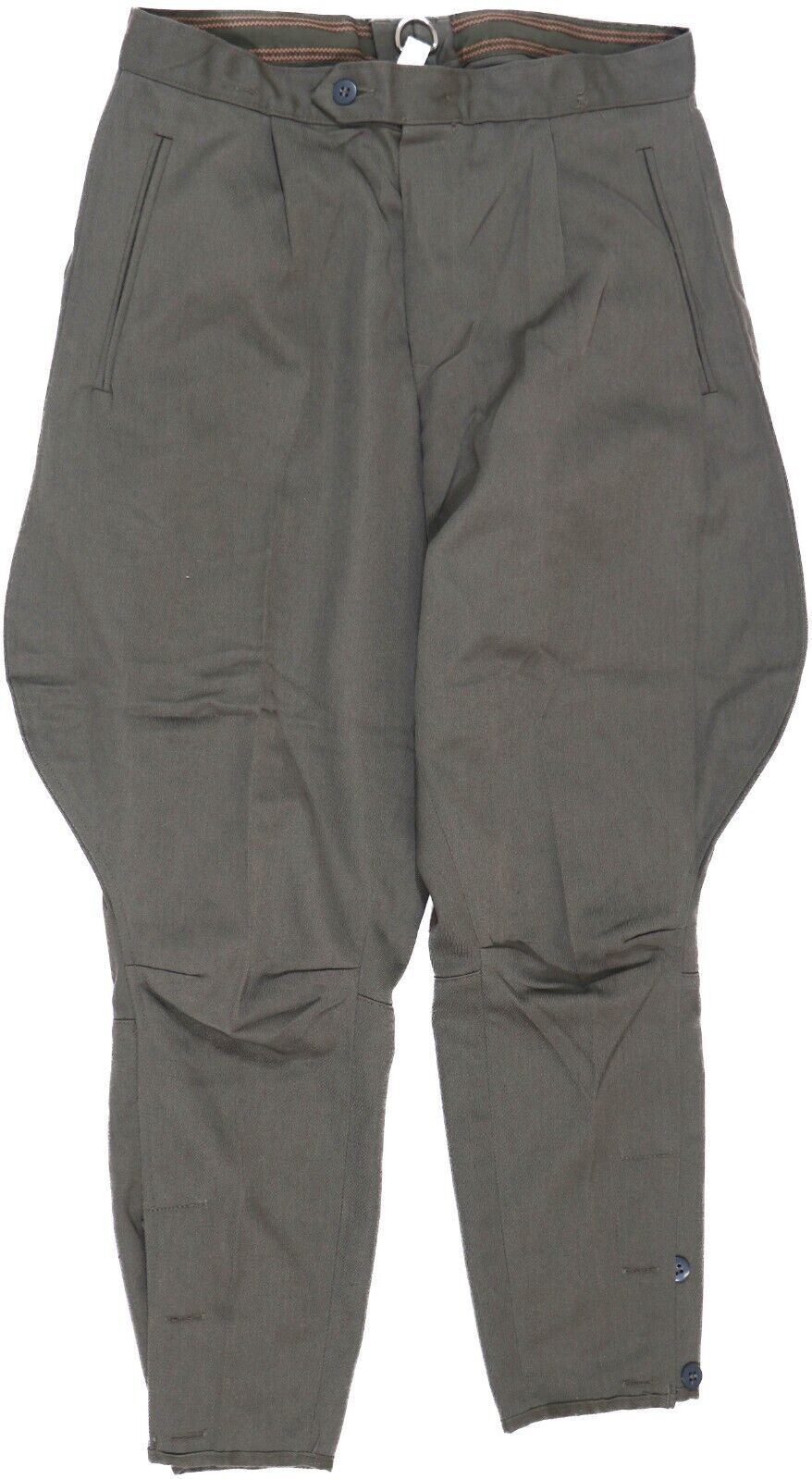 Authentic East German Grey Officer Trousers Pants Breeches NVA DDR Germany