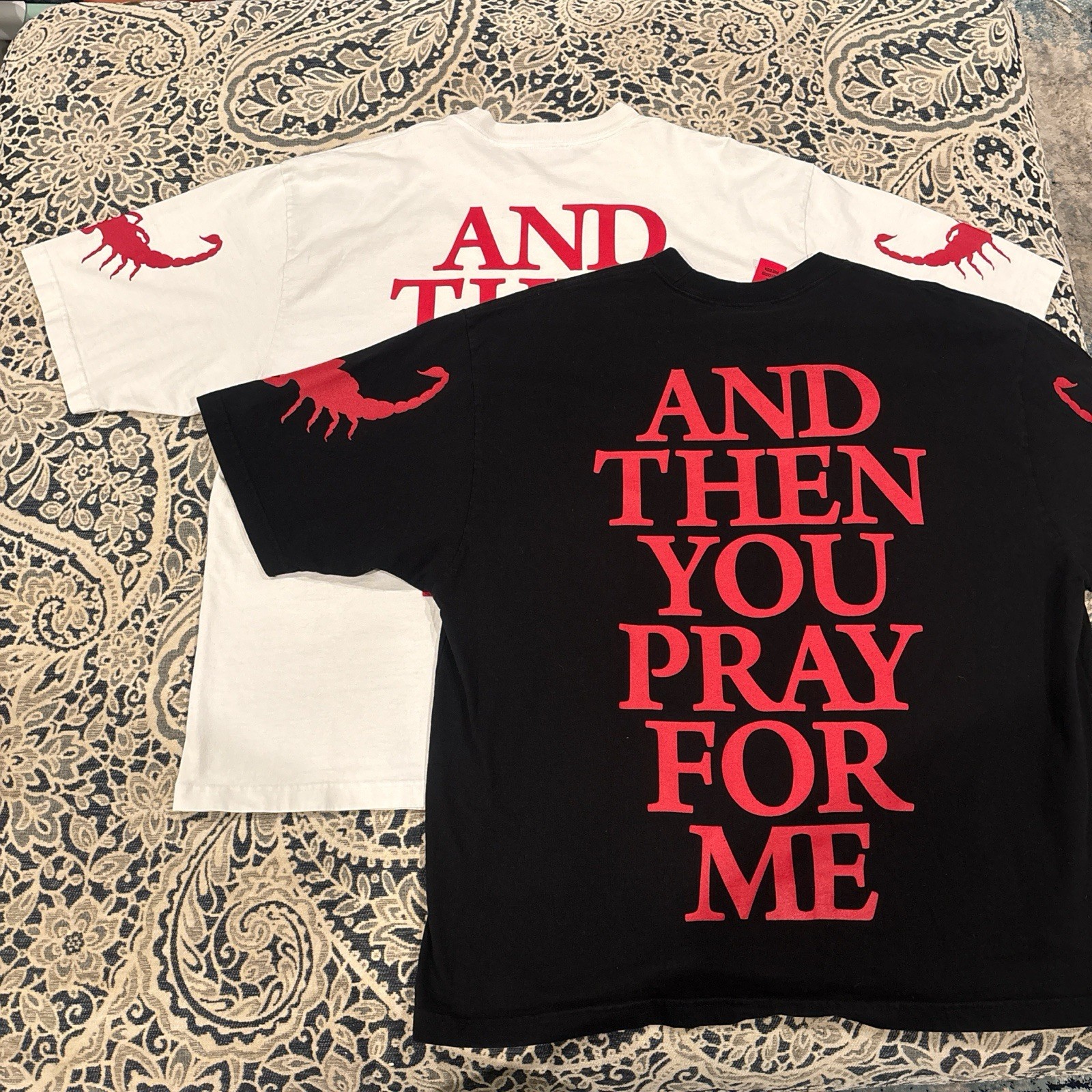 *BUNDLE* Westside Gunn Fashion Rebels Black & White ‘PRAY FOR PARIS’ Album tees