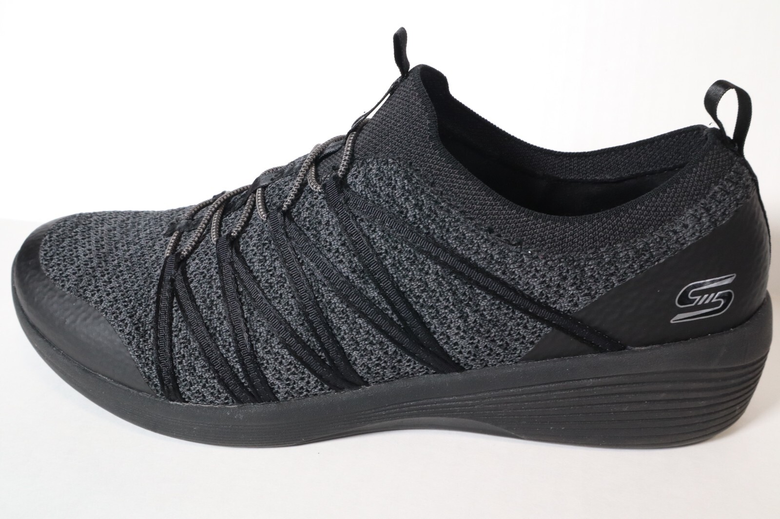 Skechers Women’s Slip-Ins Air Cooled Memory Foam Comfort Shoes BLACK SIZE 10
