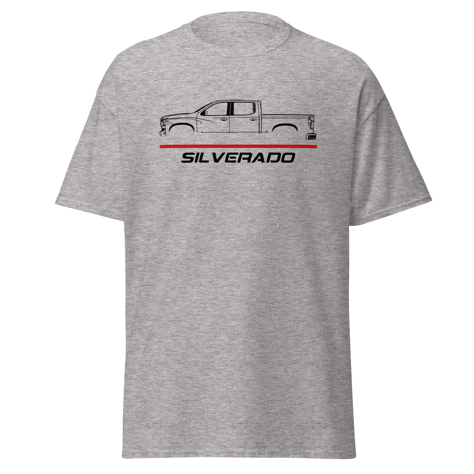 Silverado 2019 Modern Crew Cab Custom Truck Stance Graphic T-Shirt Gift