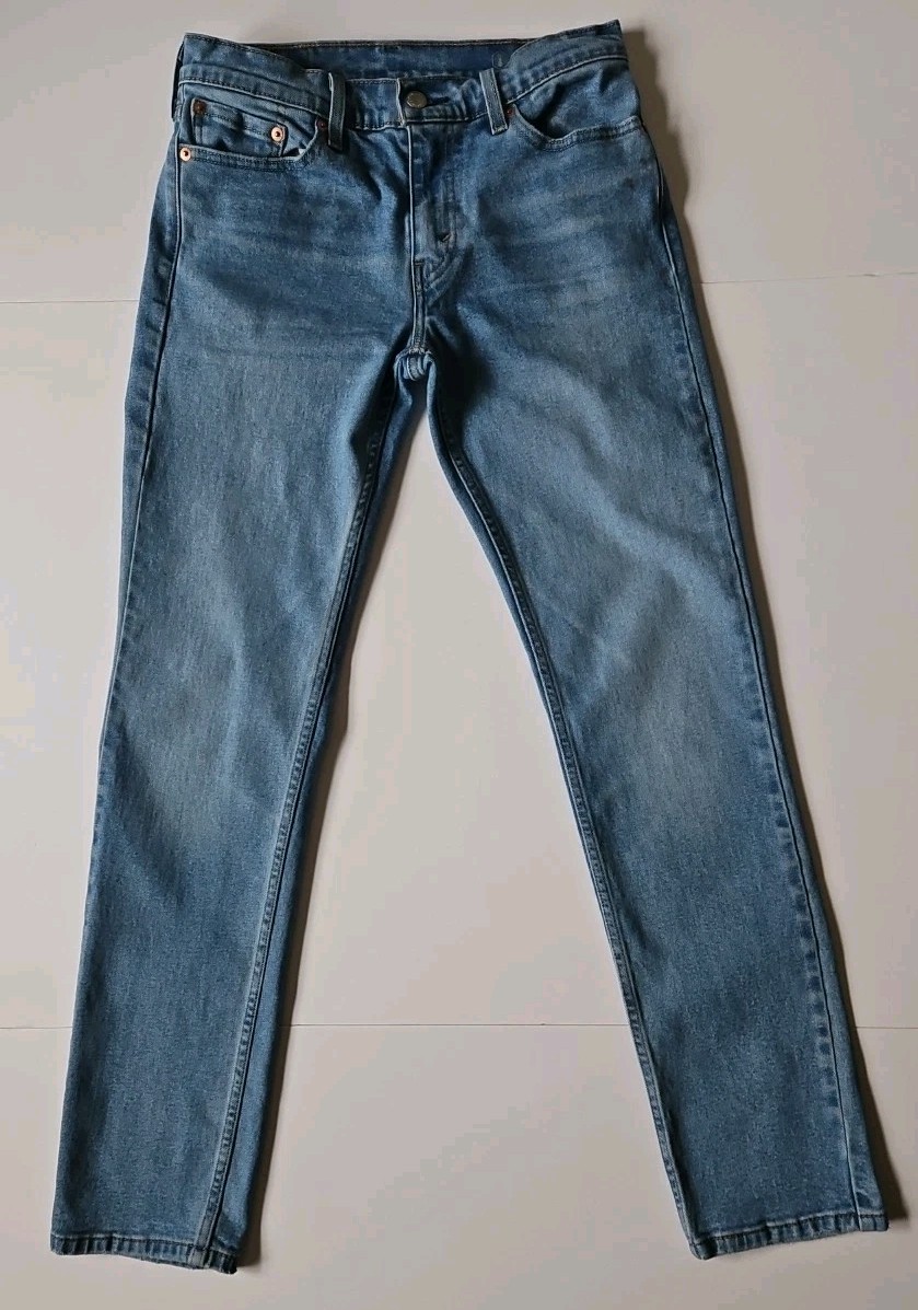Levis 511 Slim Fit Jeans All Seasons Tech Light Blue Denim Men’s Size W29xL32