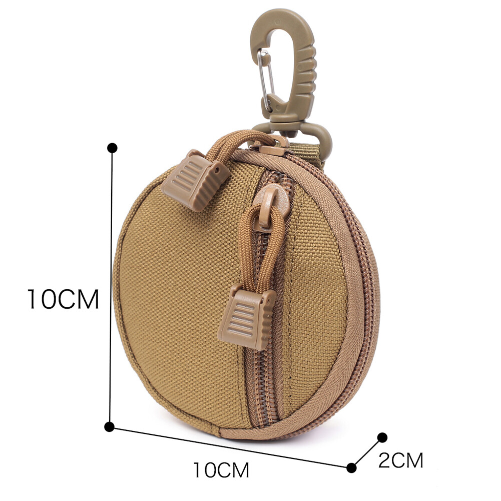 Tactical Small EDC Key Coin Holder Purse Pocket Wallet Waist Belt Bag Pouch Case