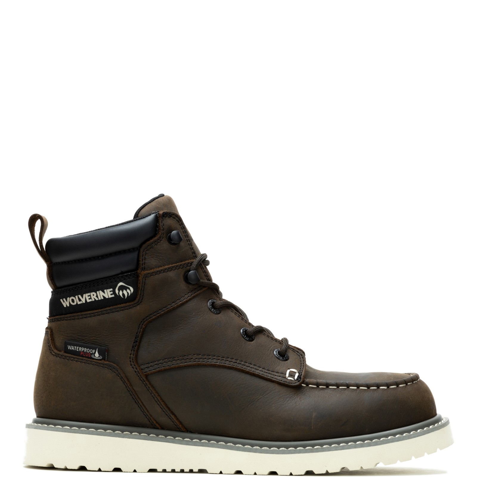 Wolverine Men Trade Wedge 6″ Moc-Toe Work Boot Shoes