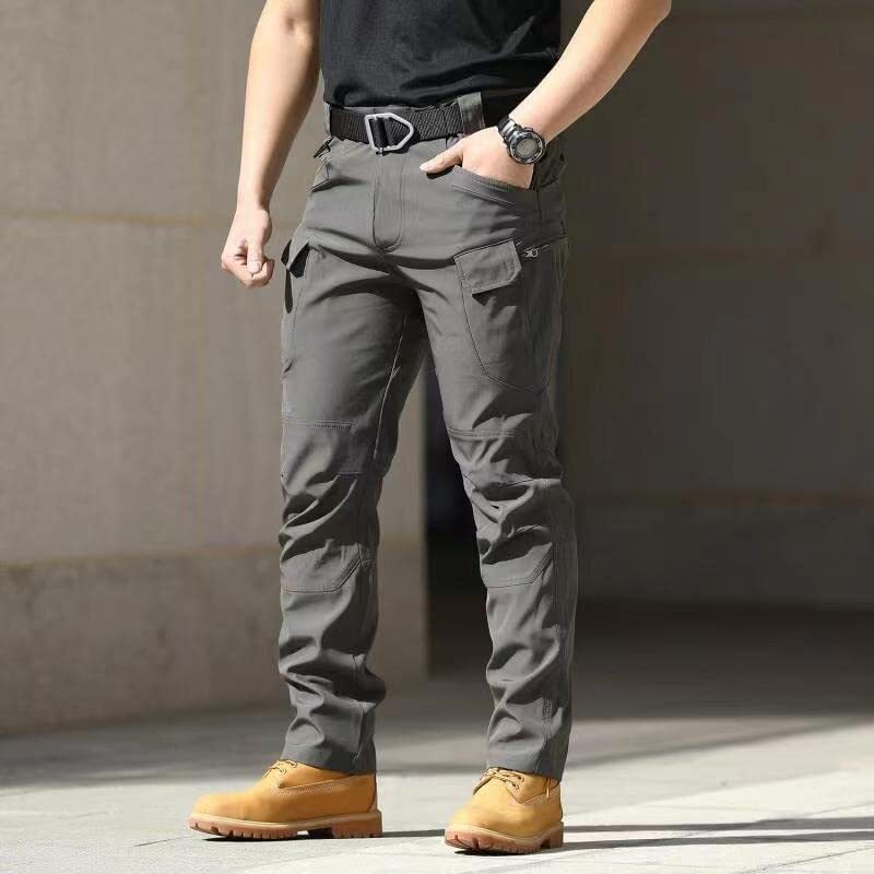 Mens Cargo Pants Tactical Waterproof Work Trousers Outdoor Hiking Combat Pants