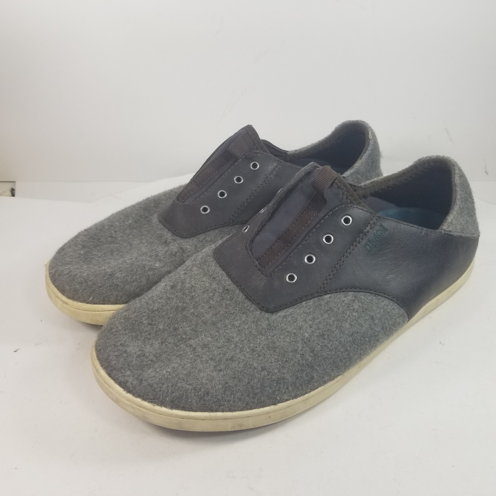 Olukai Nohea Moku Hulu Sneaker Clog Gray Shadow Men’s Size 9