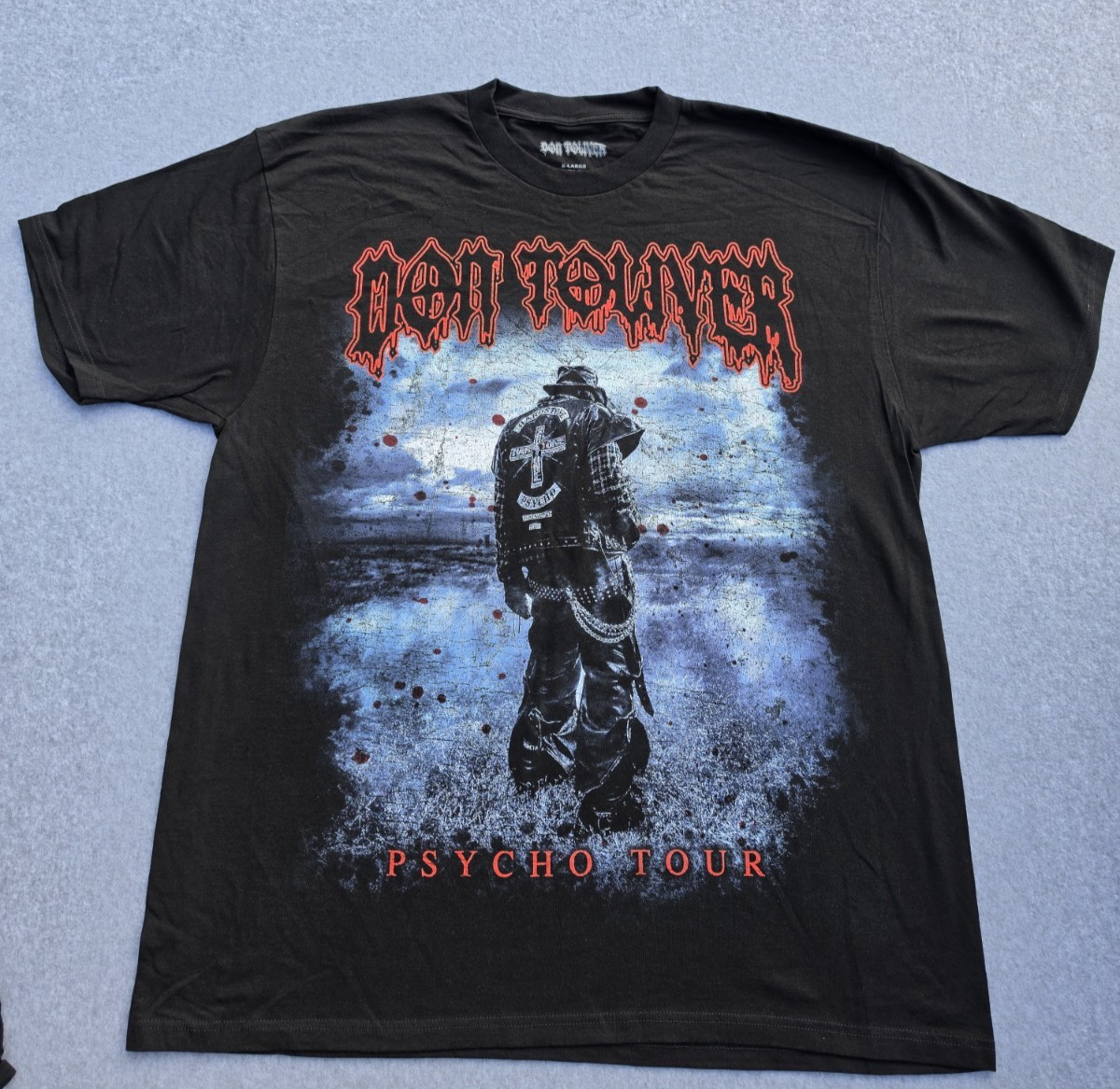Don Toliver “Psycho Tour” Graphic T Shirt Size X-Large Black NWOT