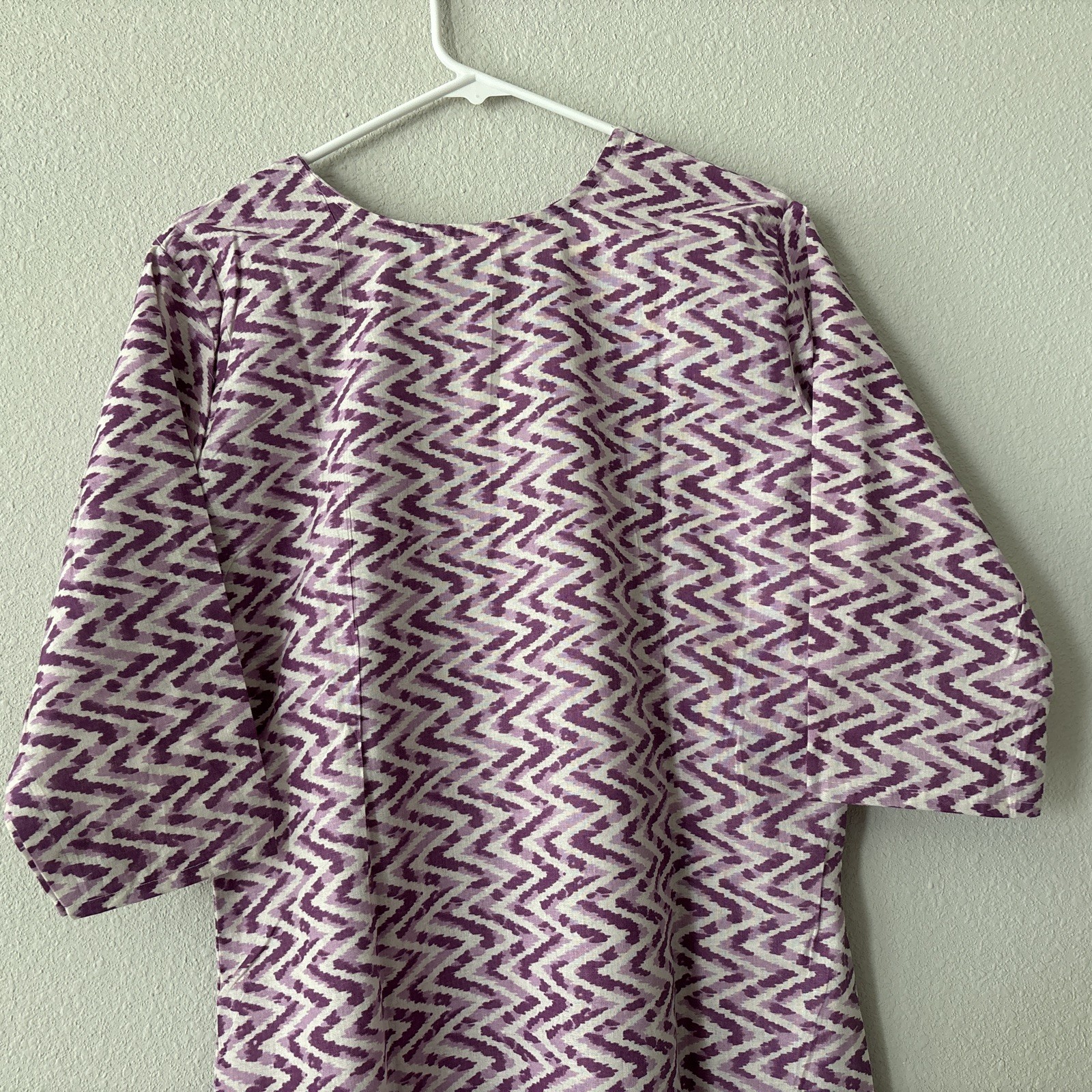 Purple Cotton Premium Kurti