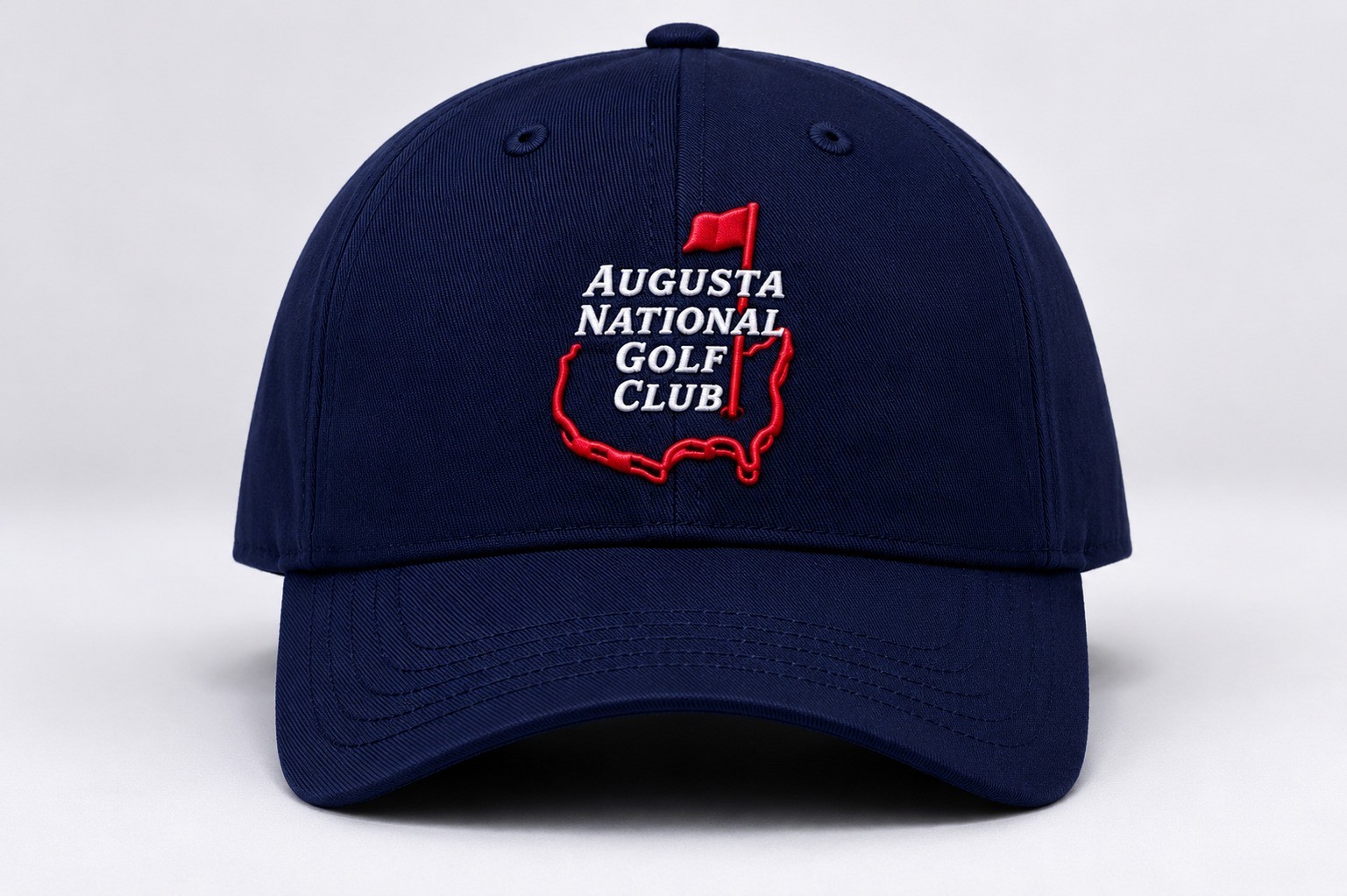 Augusta National Golf Club Members Dad Hat Classic White Fan Hat Cap