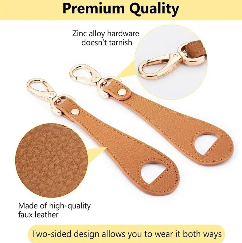 1pcs Leather Travel Hat Clip Buckle Holder Hands-Free Strap for Hats & Gloves