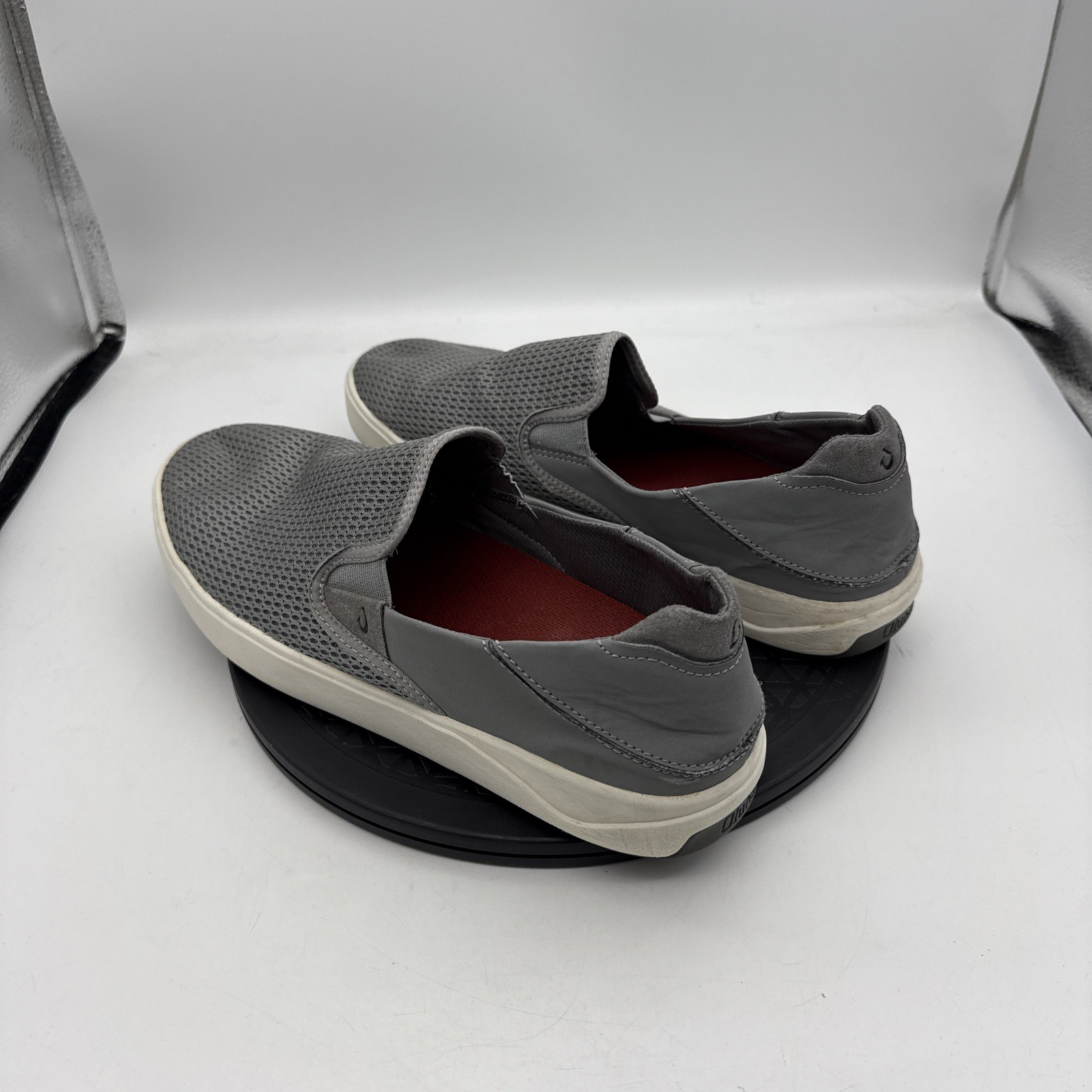 Men’s Olukai Lae’ahi Slip-on Shoes Size 13 Micro Mesh Shoes Gray Laeahi Casual