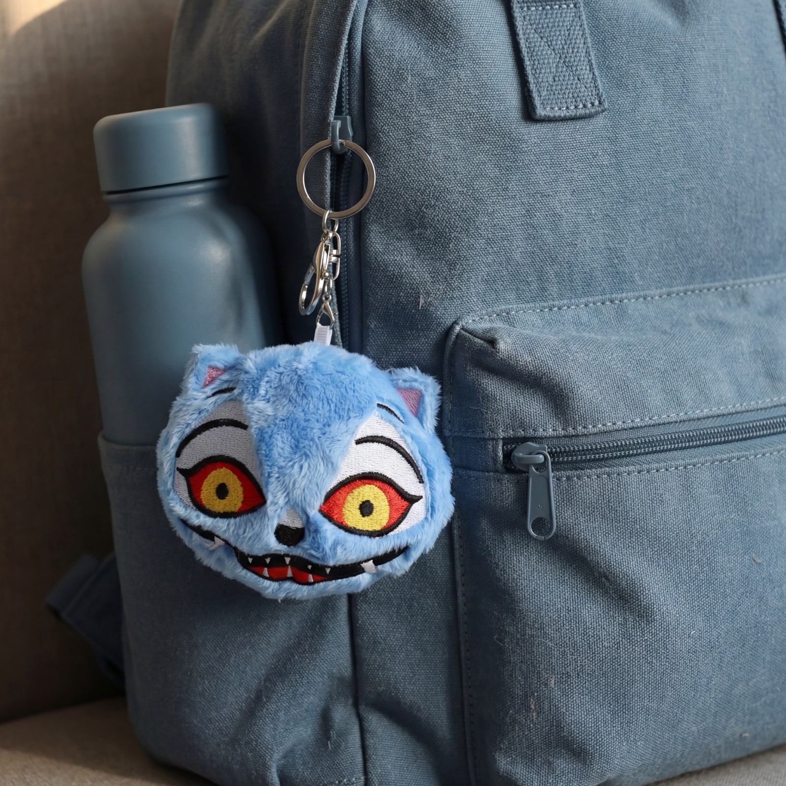 [3 VARIATIONS] Derpy Blue Tiger Plush 4.5-Inches Keychain CHARM 1/3/5 Pack