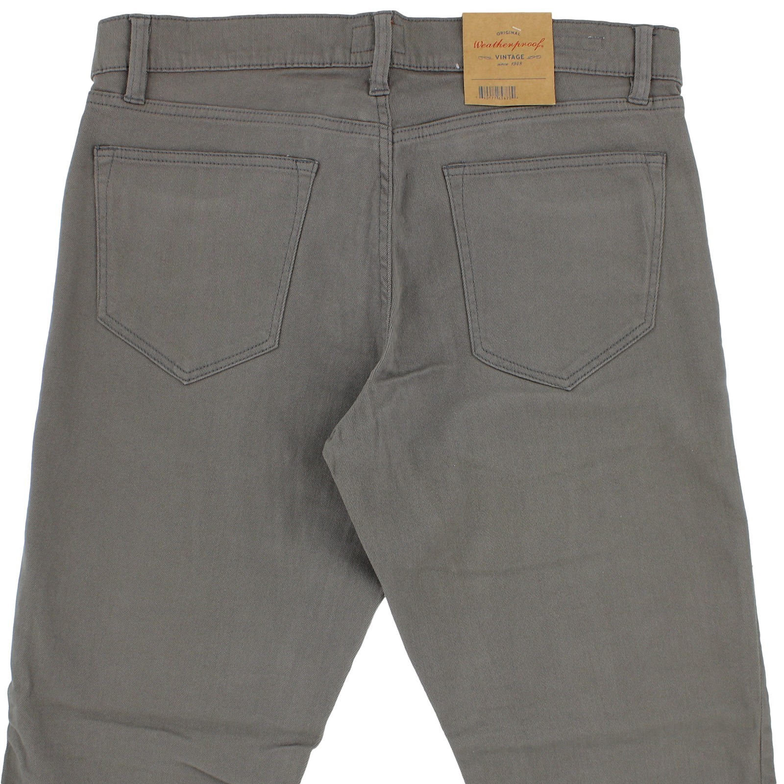 Weatherproof Vintage Comfort Pants, Men’s Straight Fit 5 Pocket Design Pants